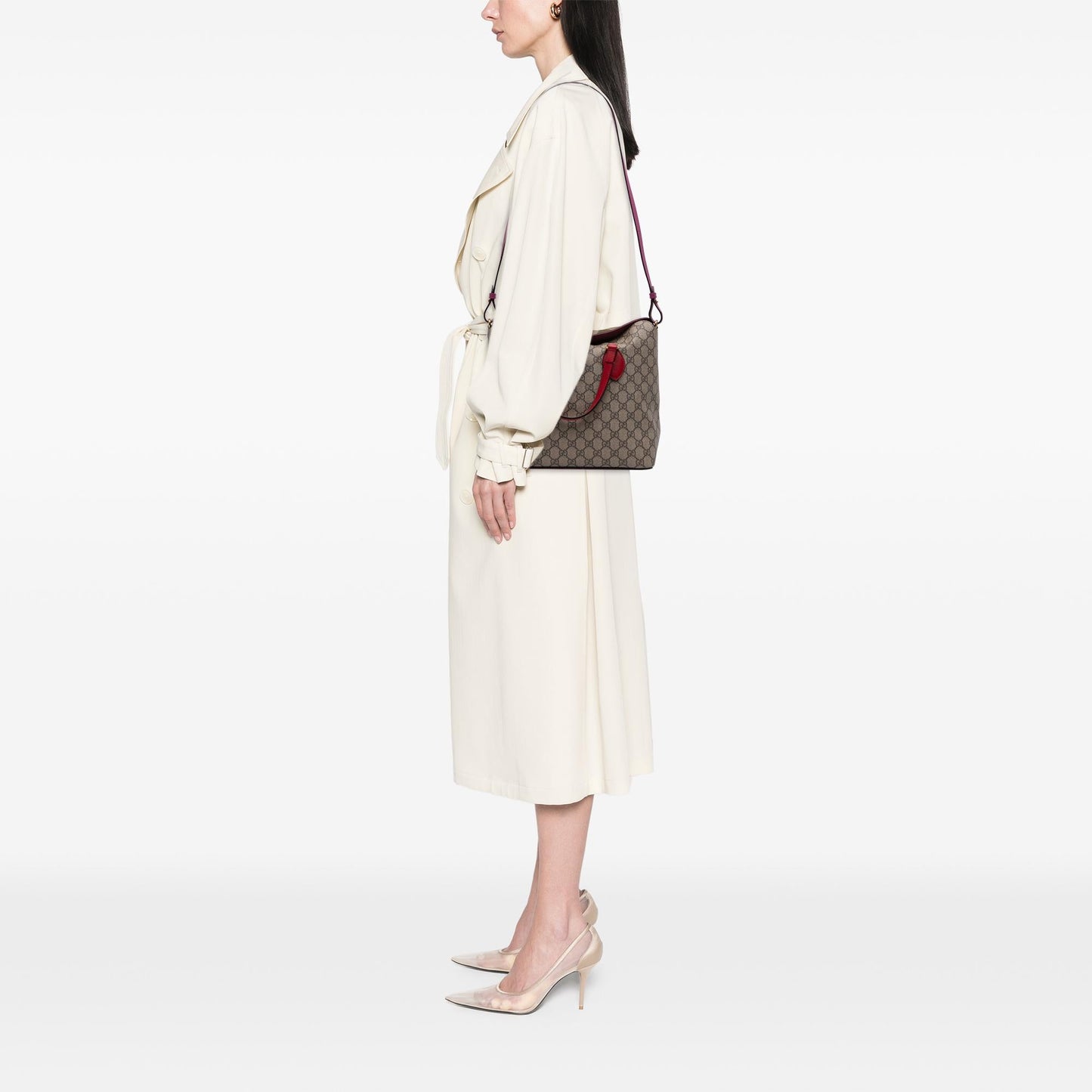 Gucci GG Supreme Linea A Foldover Tote