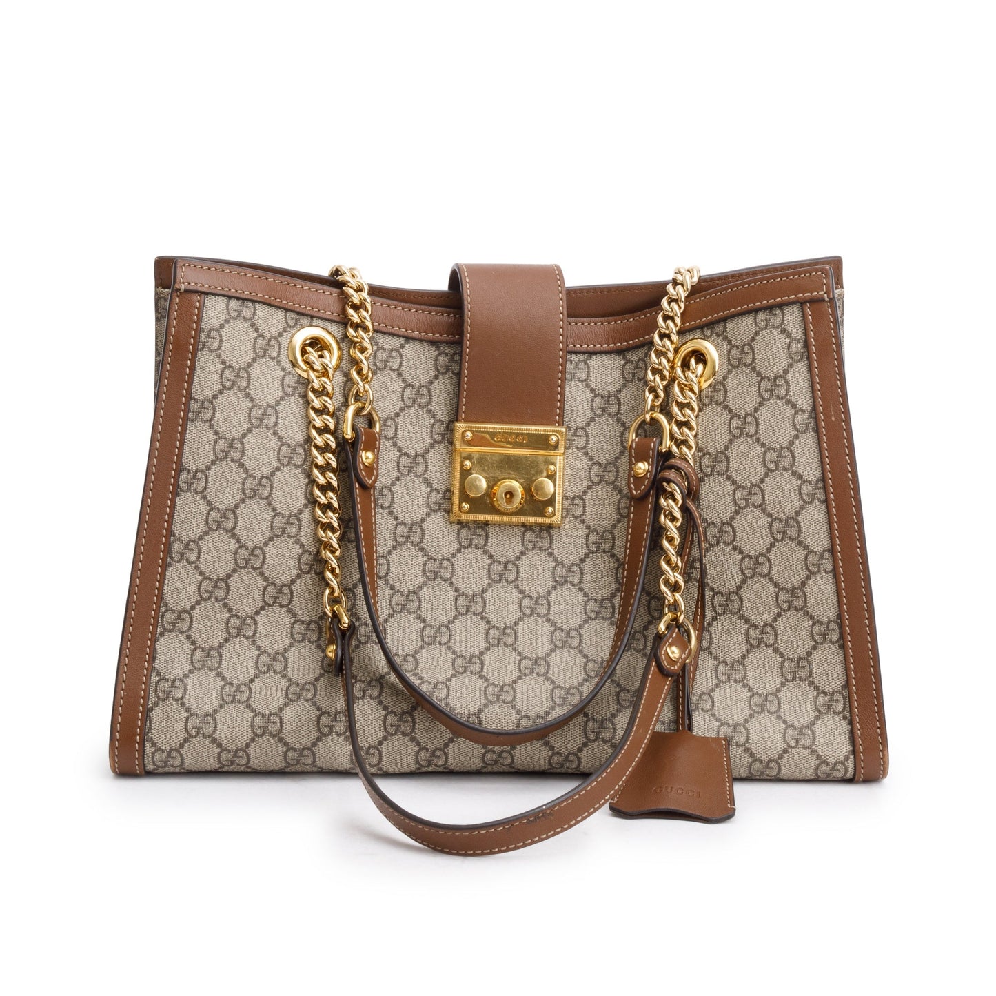 Gucci GG Supreme Medium Padlock Shoulder Bag