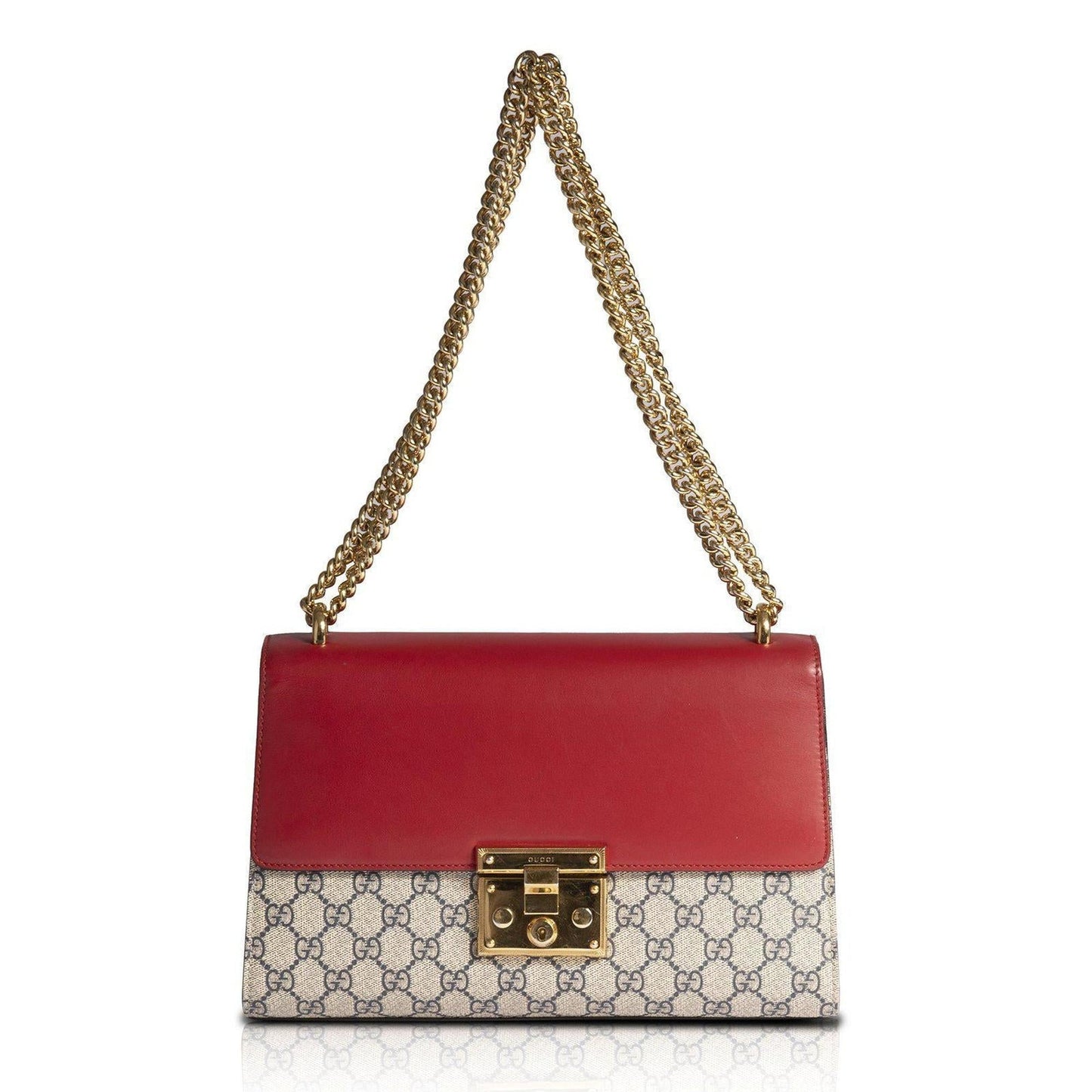 Gucci GG Supreme Medium Padlock Shoulder Bag