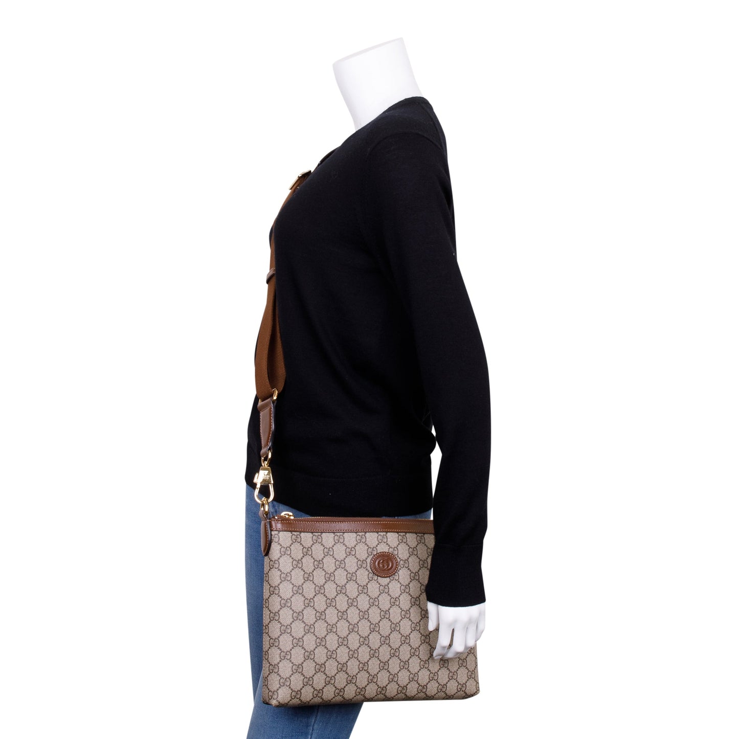 Gucci GG Supreme Messenge Bag with Interlocking G
