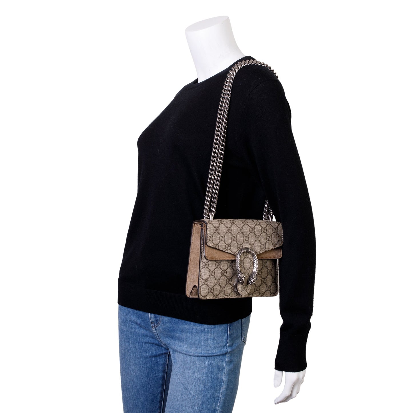 Gucci GG Supreme Mini Dionysus Shoulder Bag