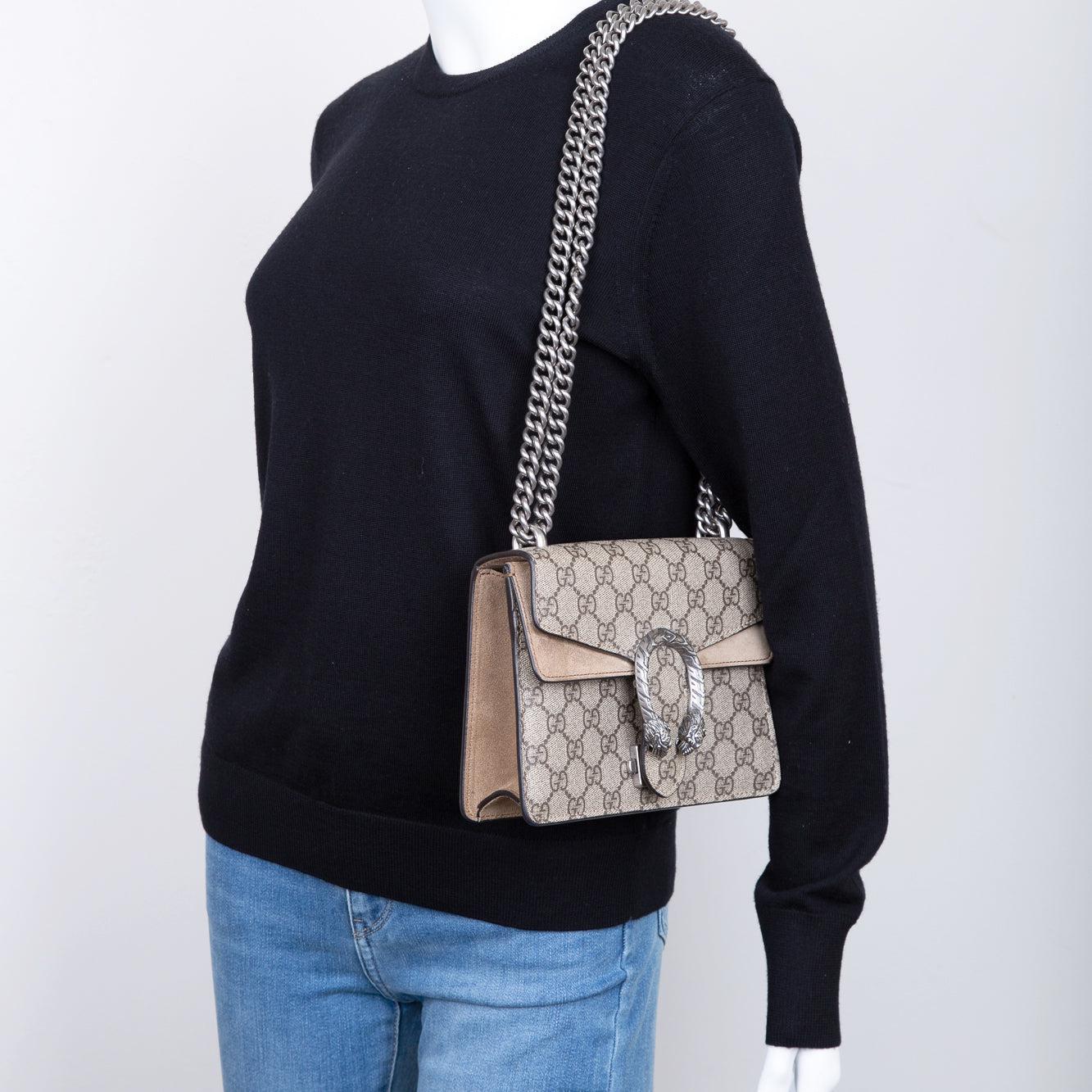 Gucci GG Supreme Mini Dionysus Shoulder Bag