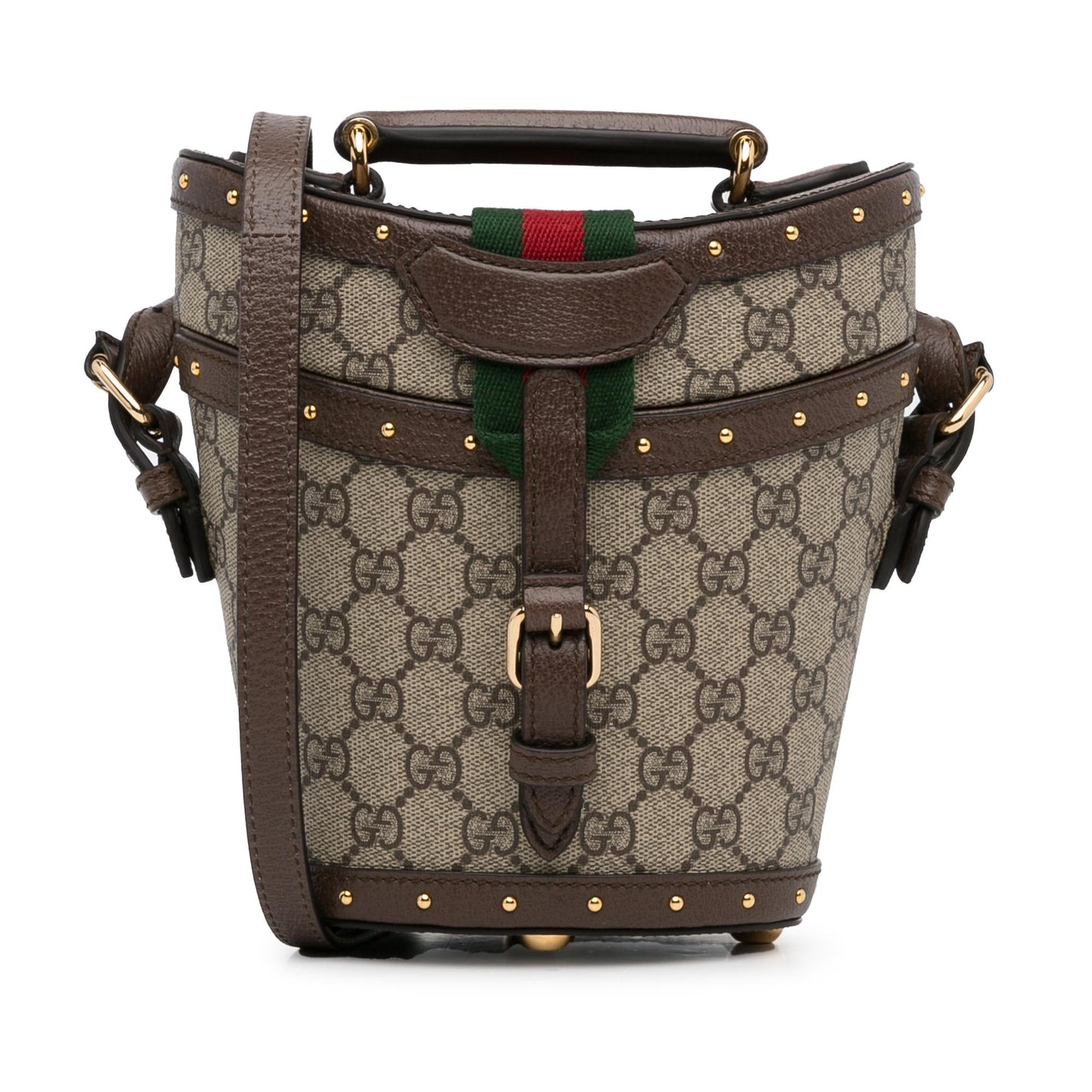 Gucci GG Supreme Mini Hat Case Satchel (SHG-3ngRUE)