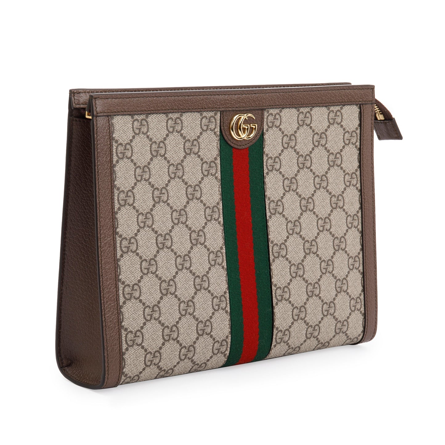 Gucci GG Supreme Monogram Web Ophidia Pouch