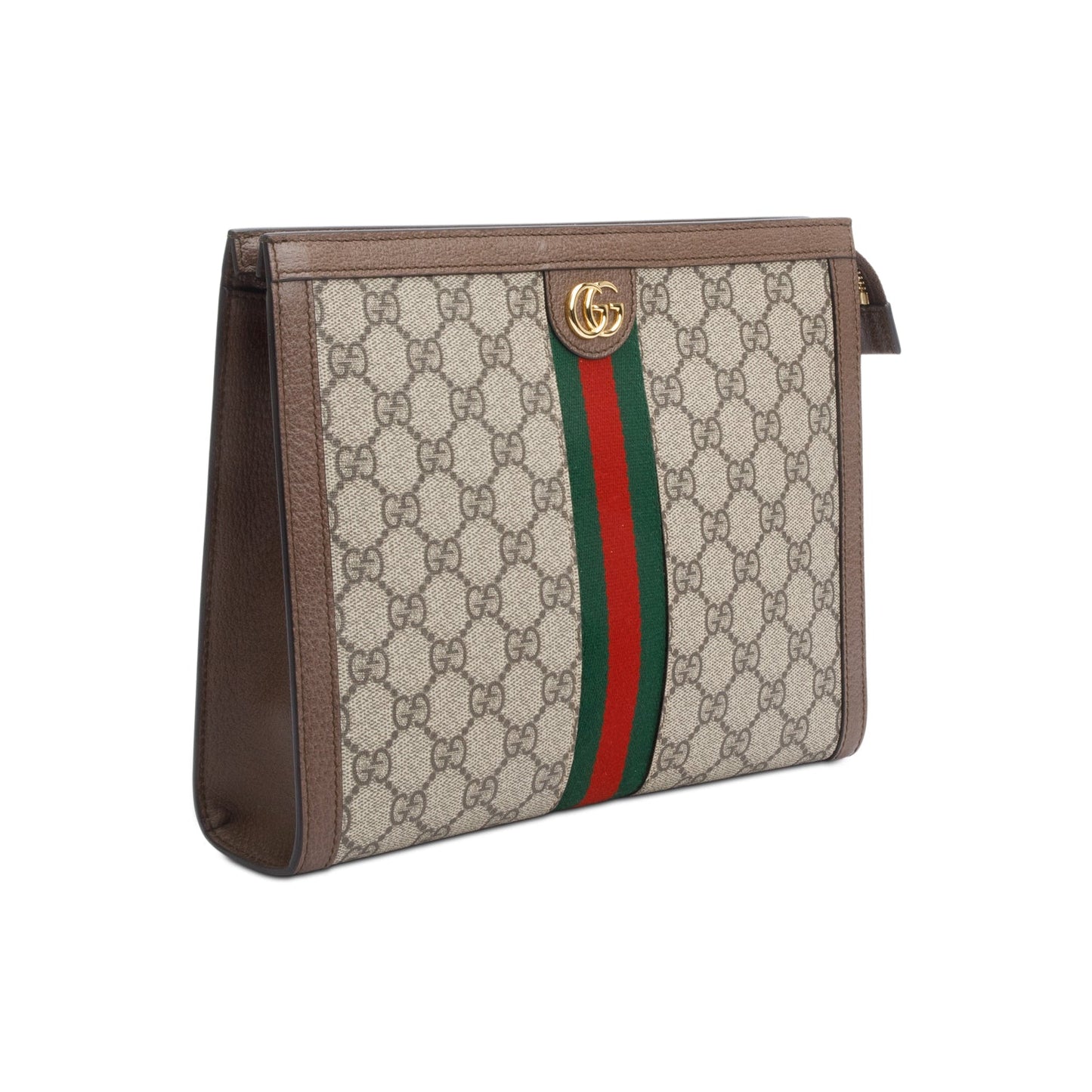 Gucci GG Supreme Monogram Web Ophidia Pouch