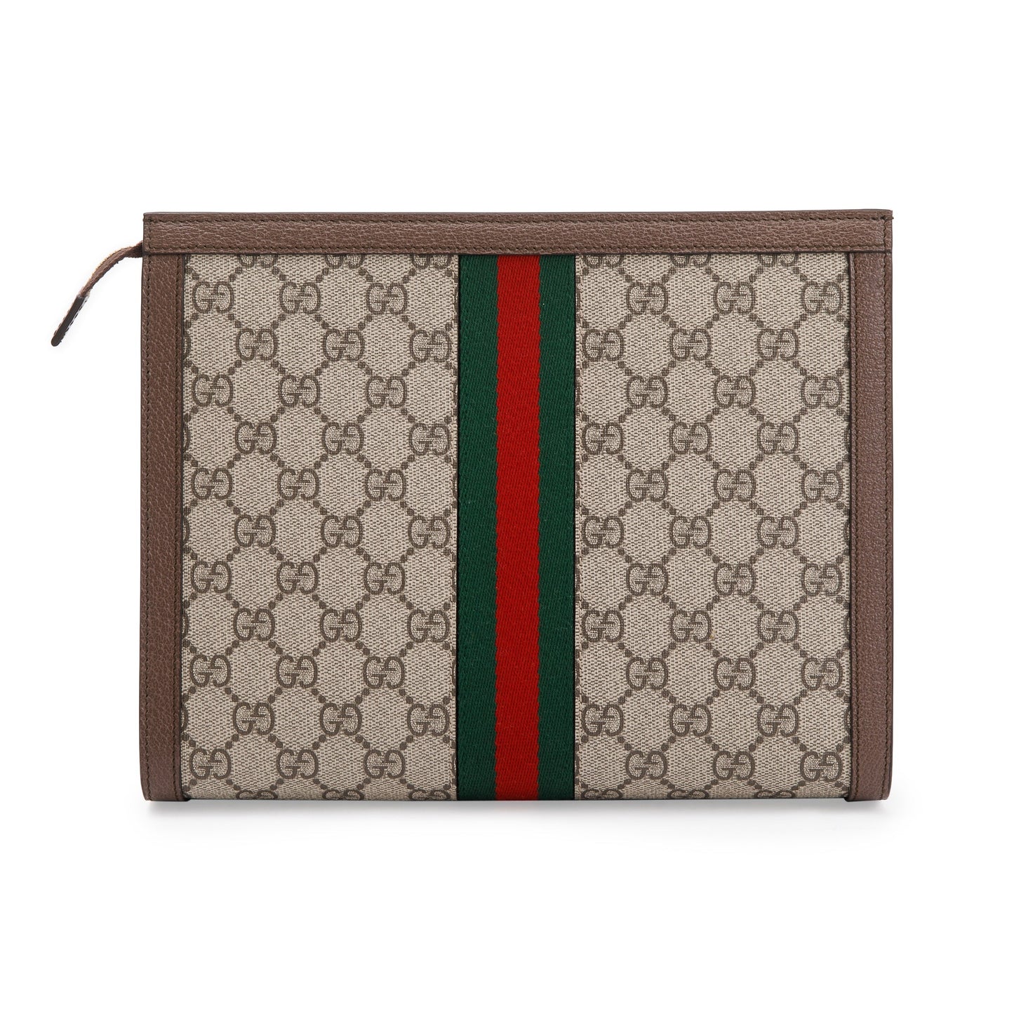 Gucci GG Supreme Monogram Web Ophidia Pouch