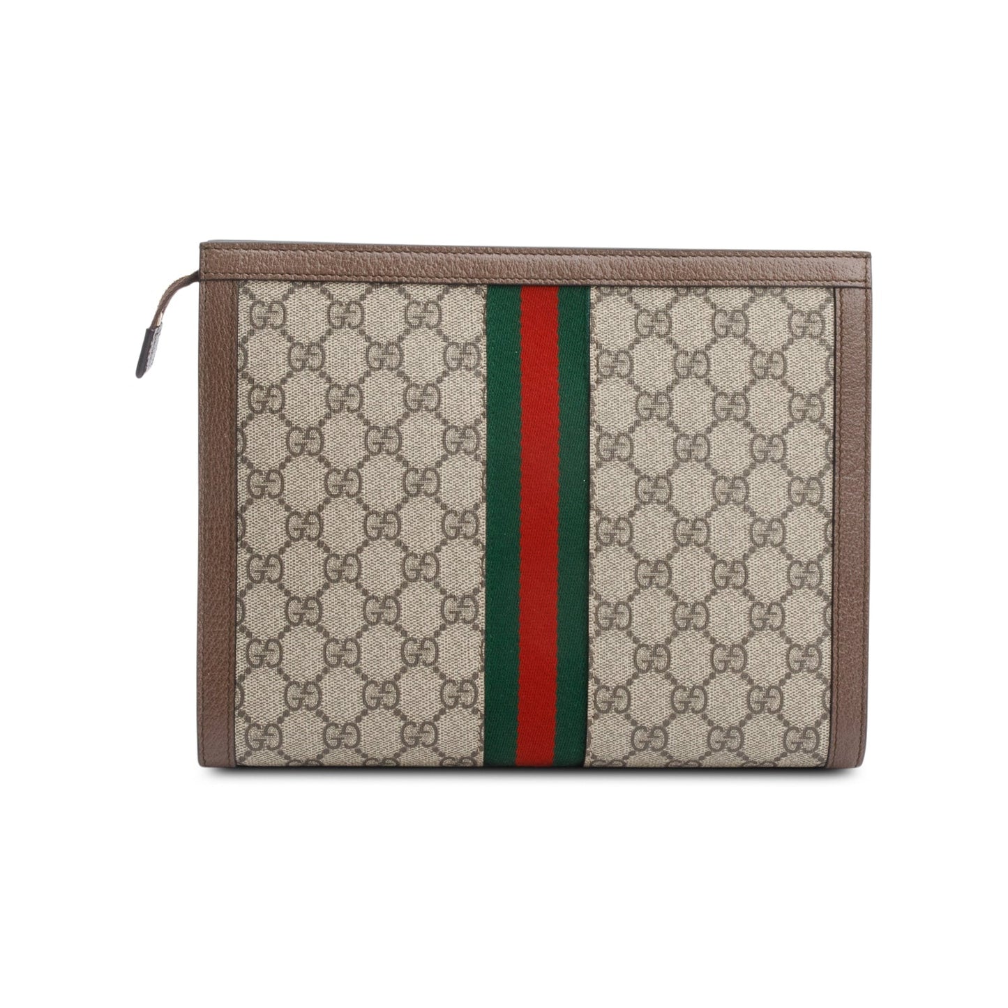 Gucci GG Supreme Monogram Web Ophidia Pouch