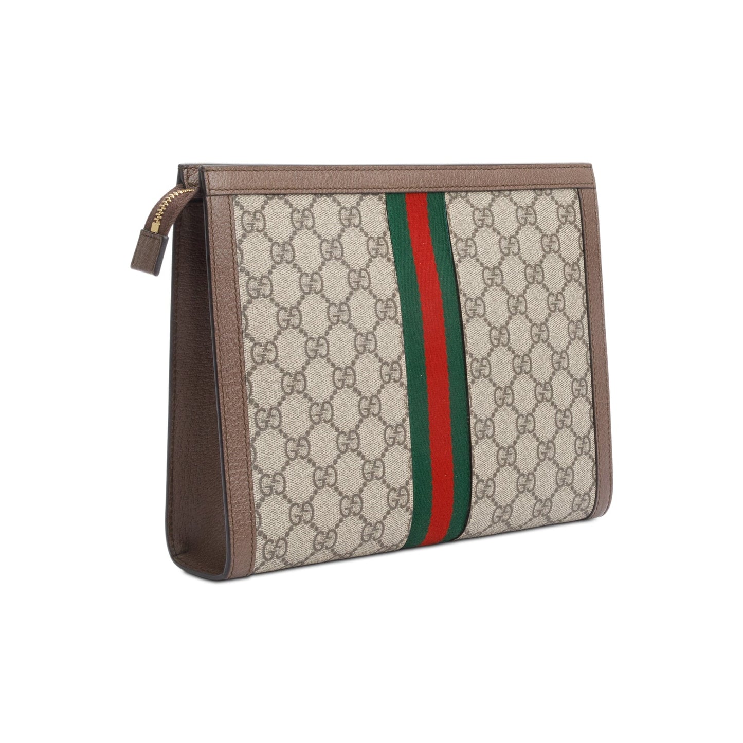 Gucci GG Supreme Monogram Web Ophidia Pouch