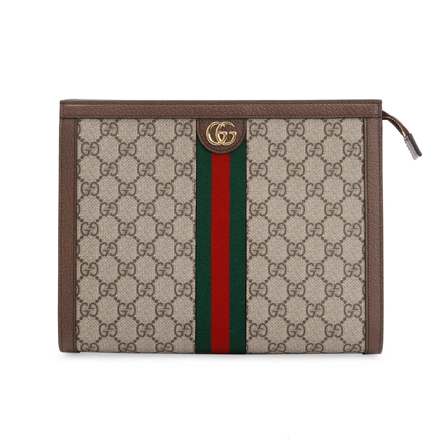 Gucci GG Supreme Monogram Web Ophidia Pouch