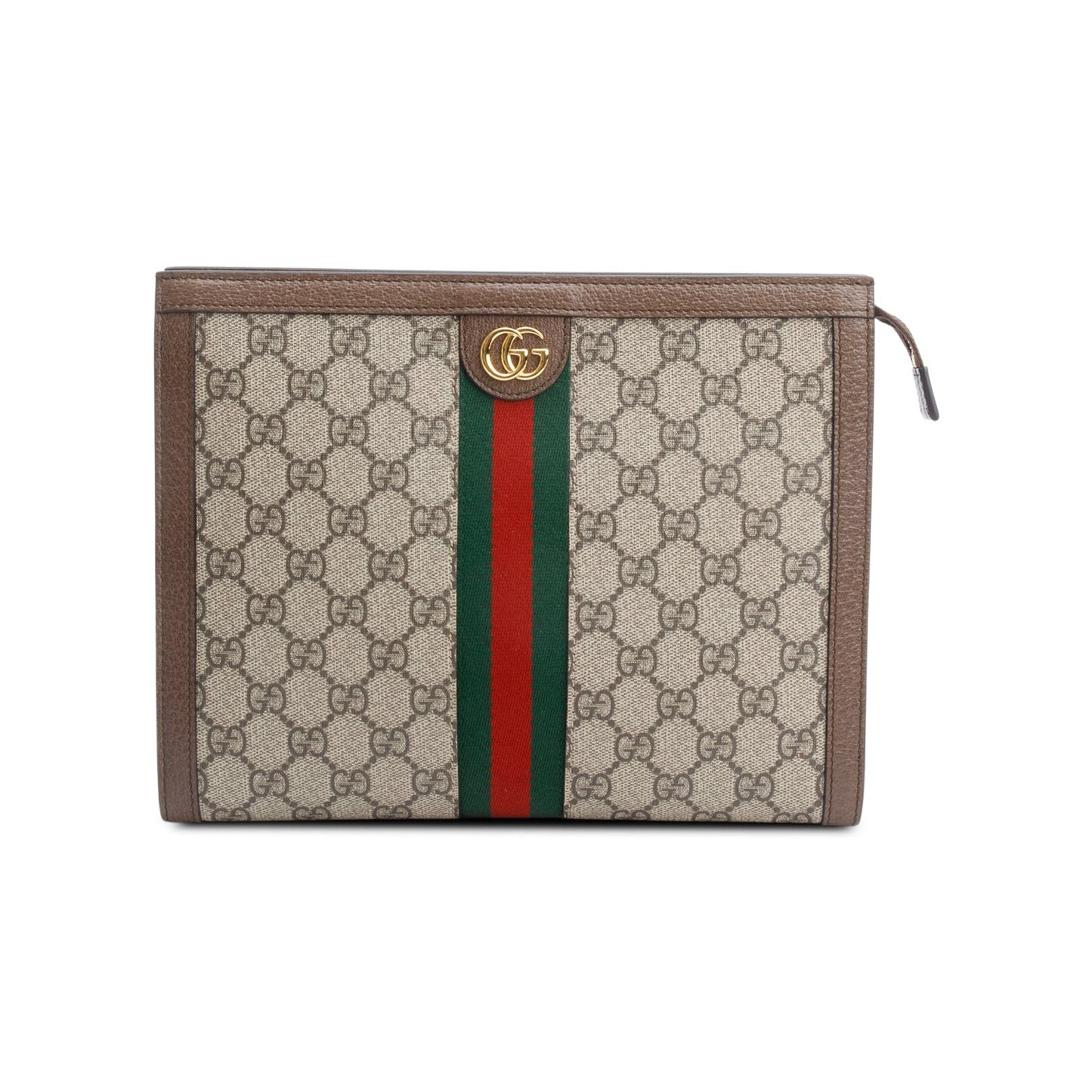 Gucci GG Supreme Monogram Web Ophidia Pouch