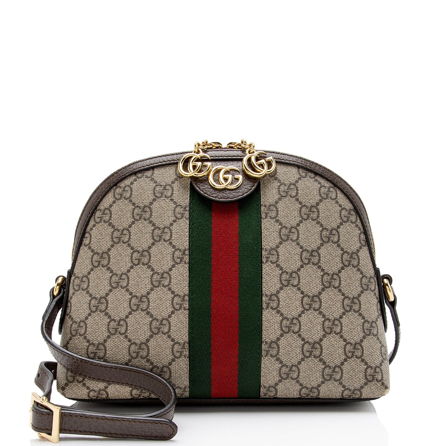 Gucci GG Supreme Ophidia Dome Small Shoulder Bag (SHF-oTqLN1)