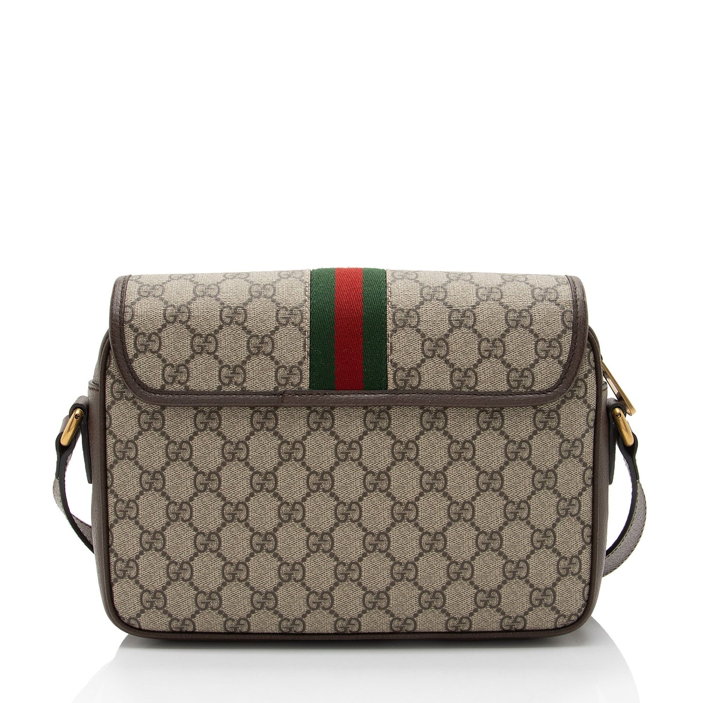 Gucci GG Supreme Ophidia Web Flap Medium Messenger