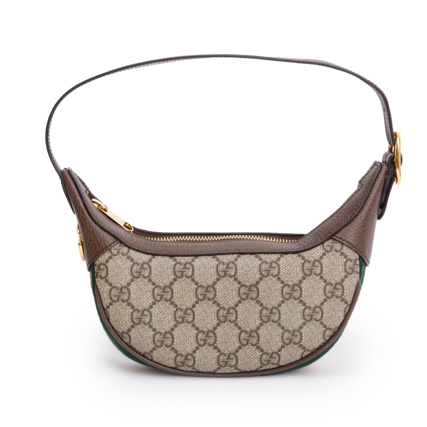Gucci GG Supreme Ophidia Half-Moon Mini Bag