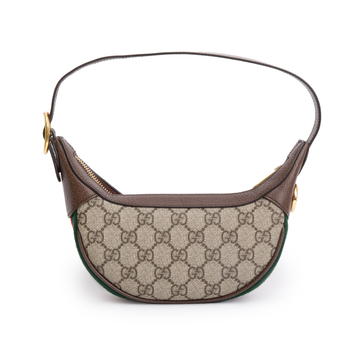 Gucci GG Supreme Ophidia Half-Moon Mini Bag