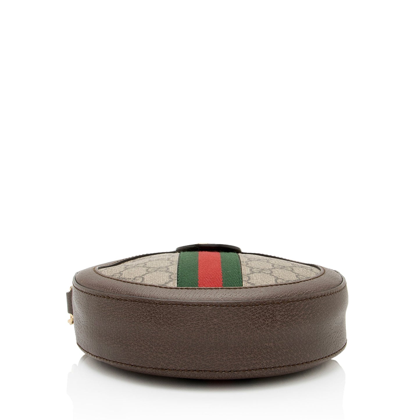 Gucci GG Supreme Ophidia Round Mini Shoulder Bag (SHF-8LEeSa)