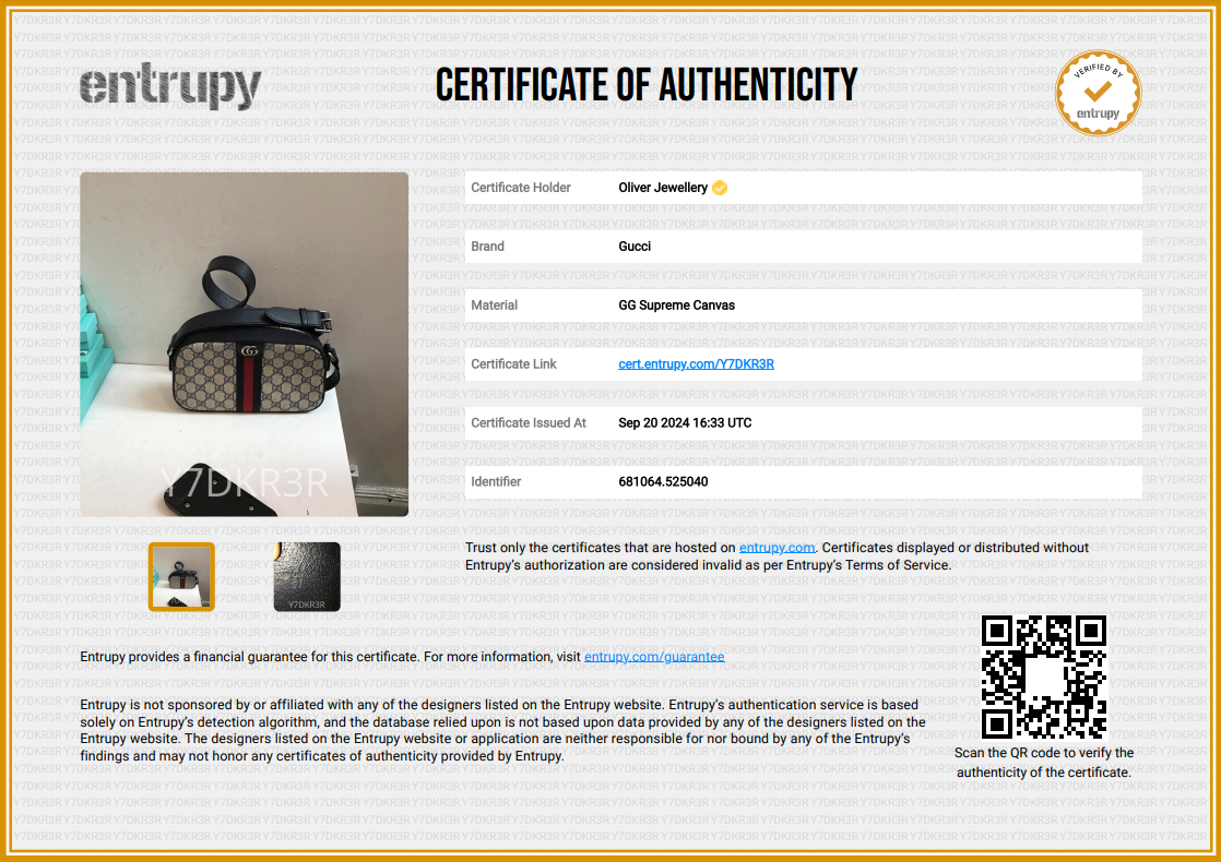 Gucci GG Supreme Ophidia Small Crossbody Bag