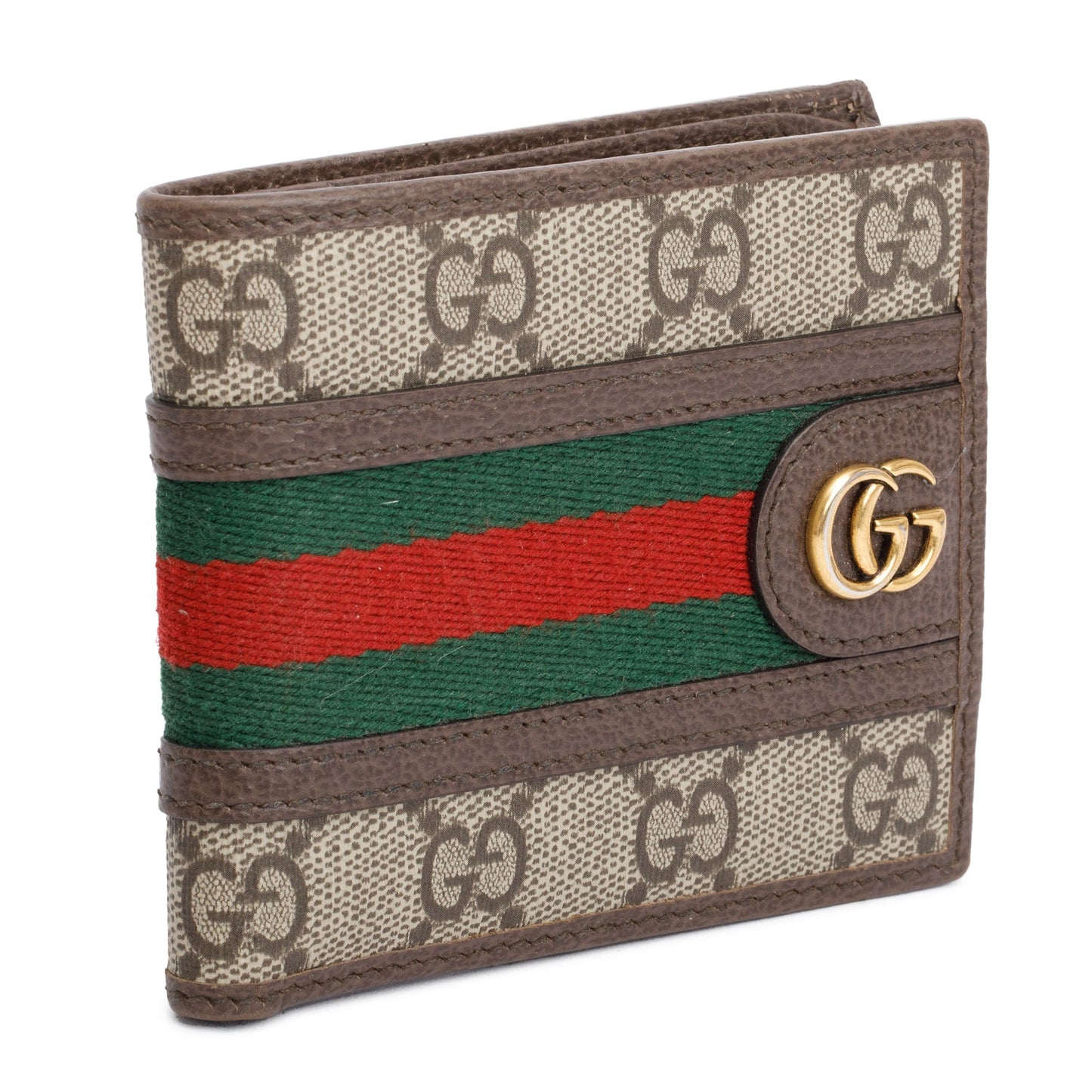 Gucci GG Supreme Ophidia Web Bi-Fold Wallet