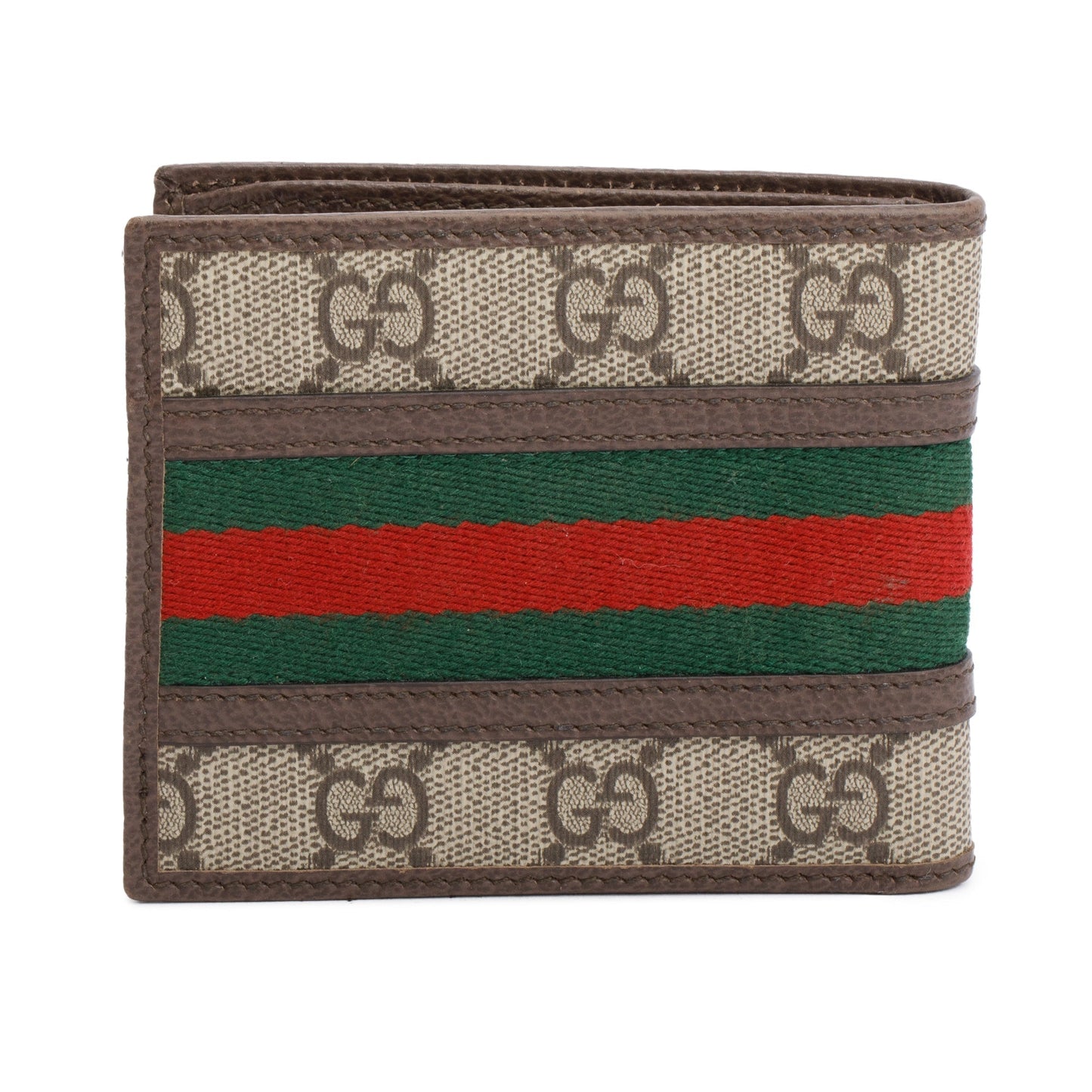 Gucci GG Supreme Ophidia Web Bi-Fold Wallet