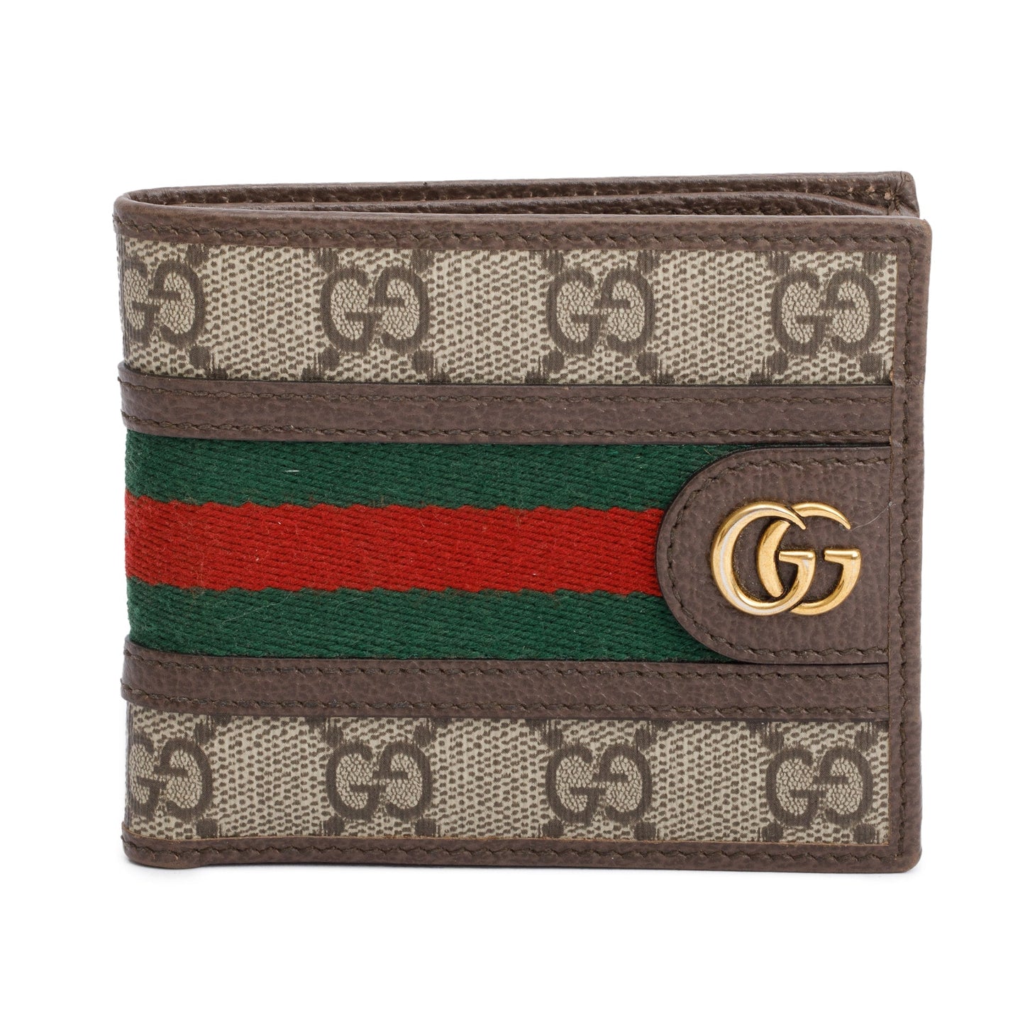 Gucci GG Supreme Ophidia Web Bi-Fold Wallet
