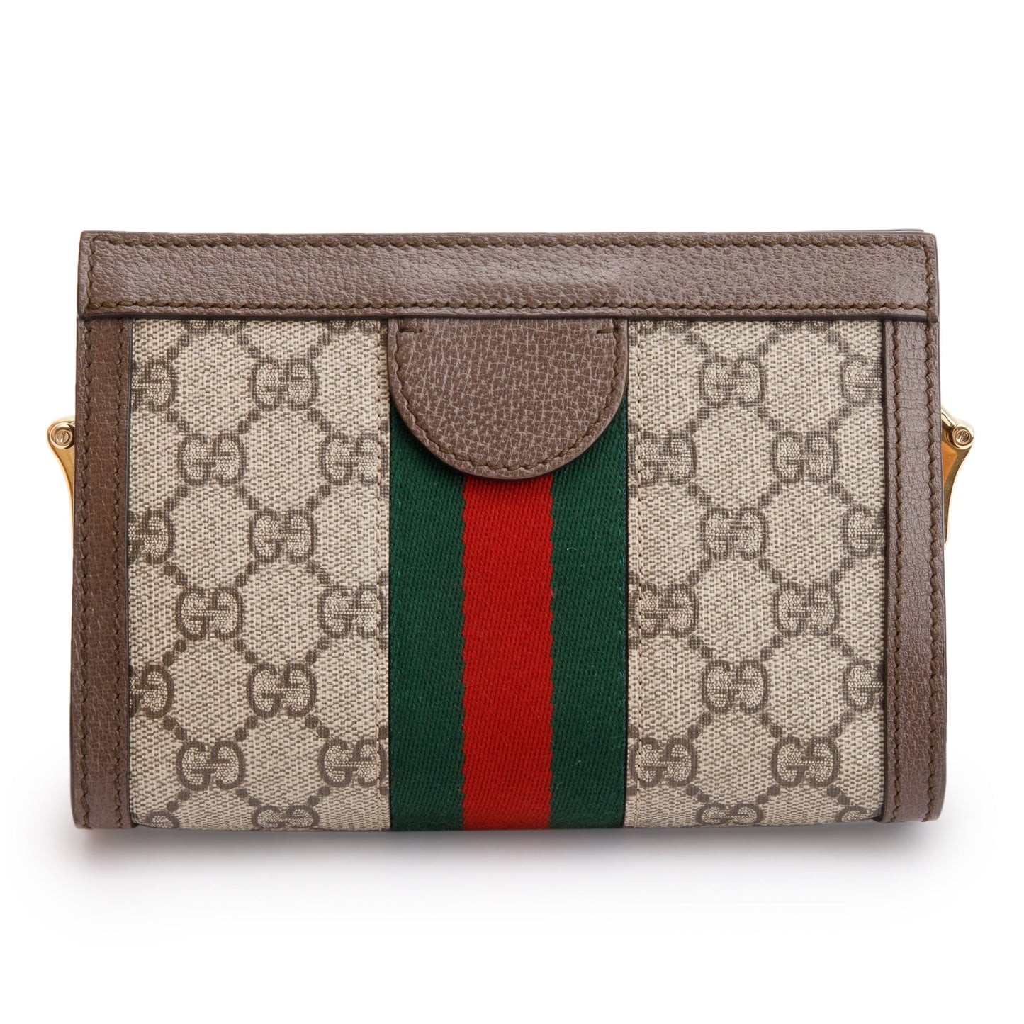 Gucci GG Supreme Ophidia Web Mini Chain Shoulder Bag