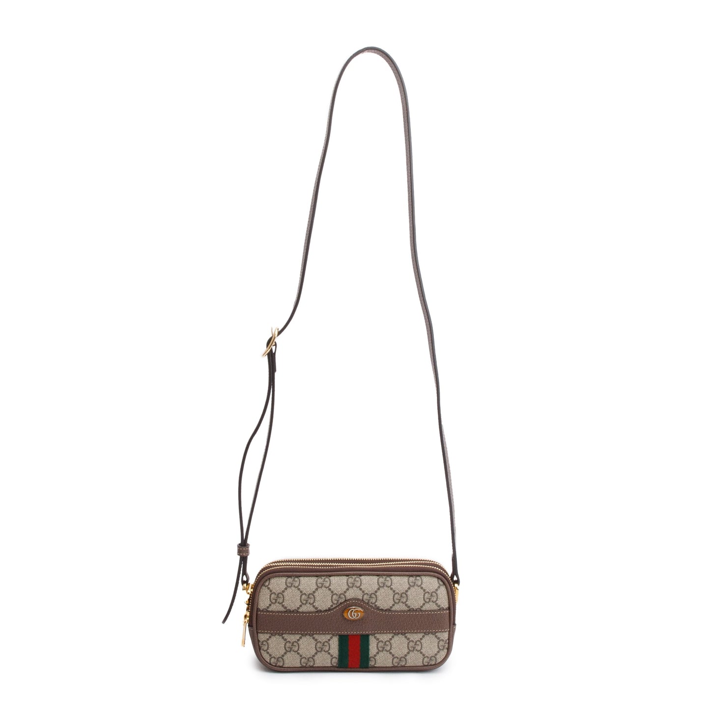 Gucci GG Supreme Ophidia Web Mini Crossbody Bag