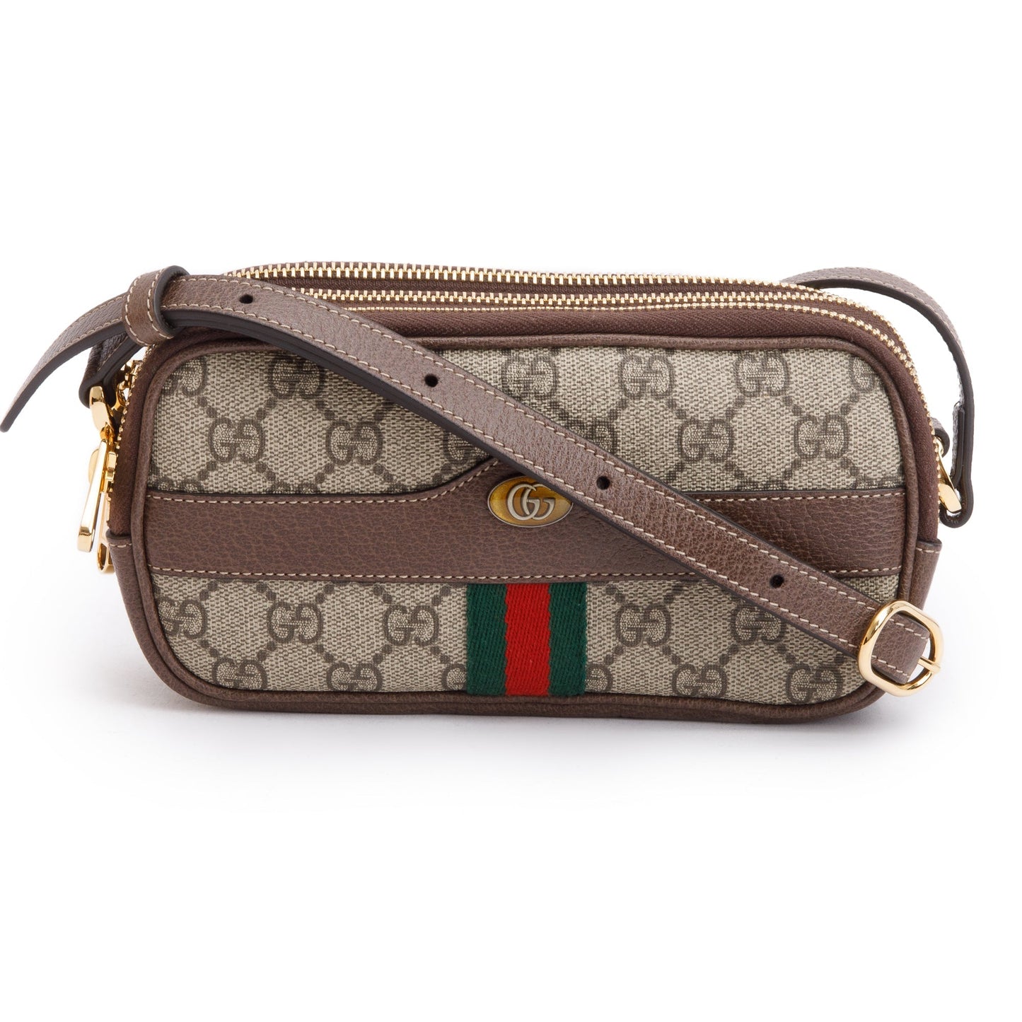 Gucci GG Supreme Ophidia Web Mini Crossbody Bag