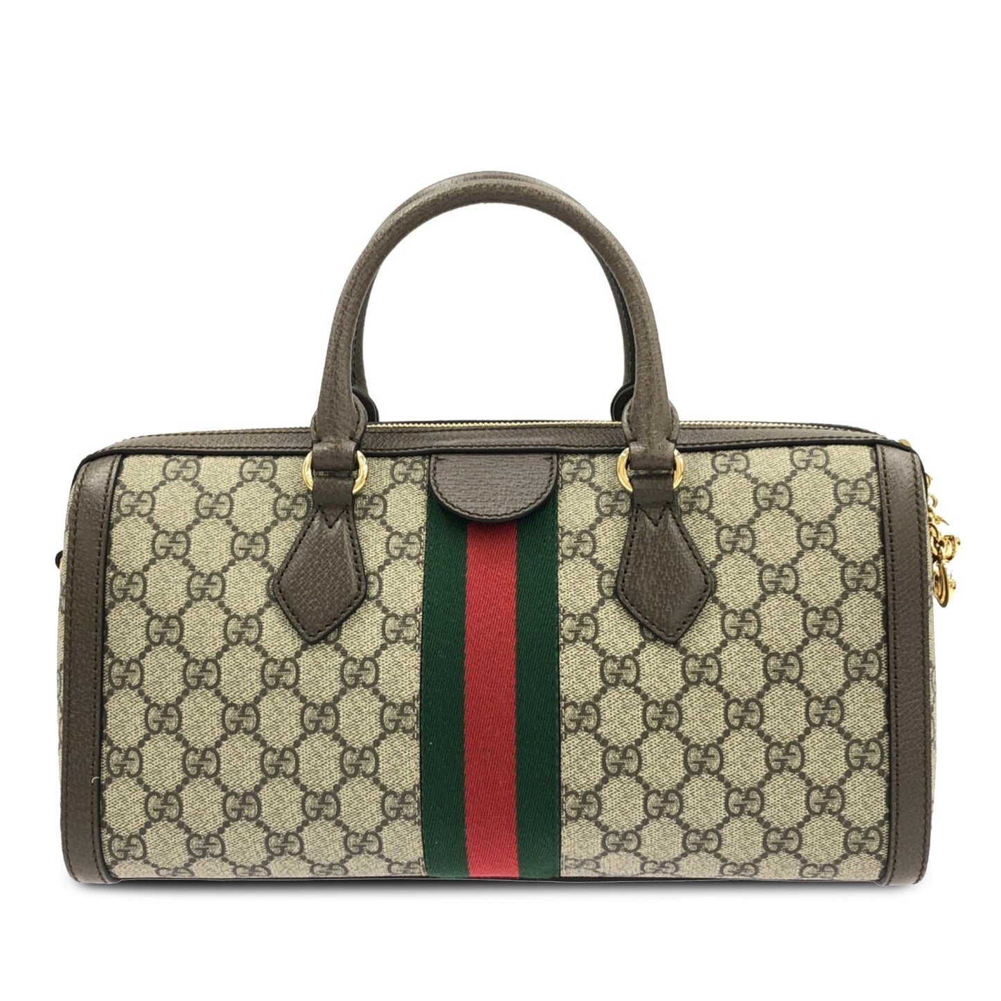 Gucci GG Supreme Ophidia Web Satchel (SHG-uMbpzY)