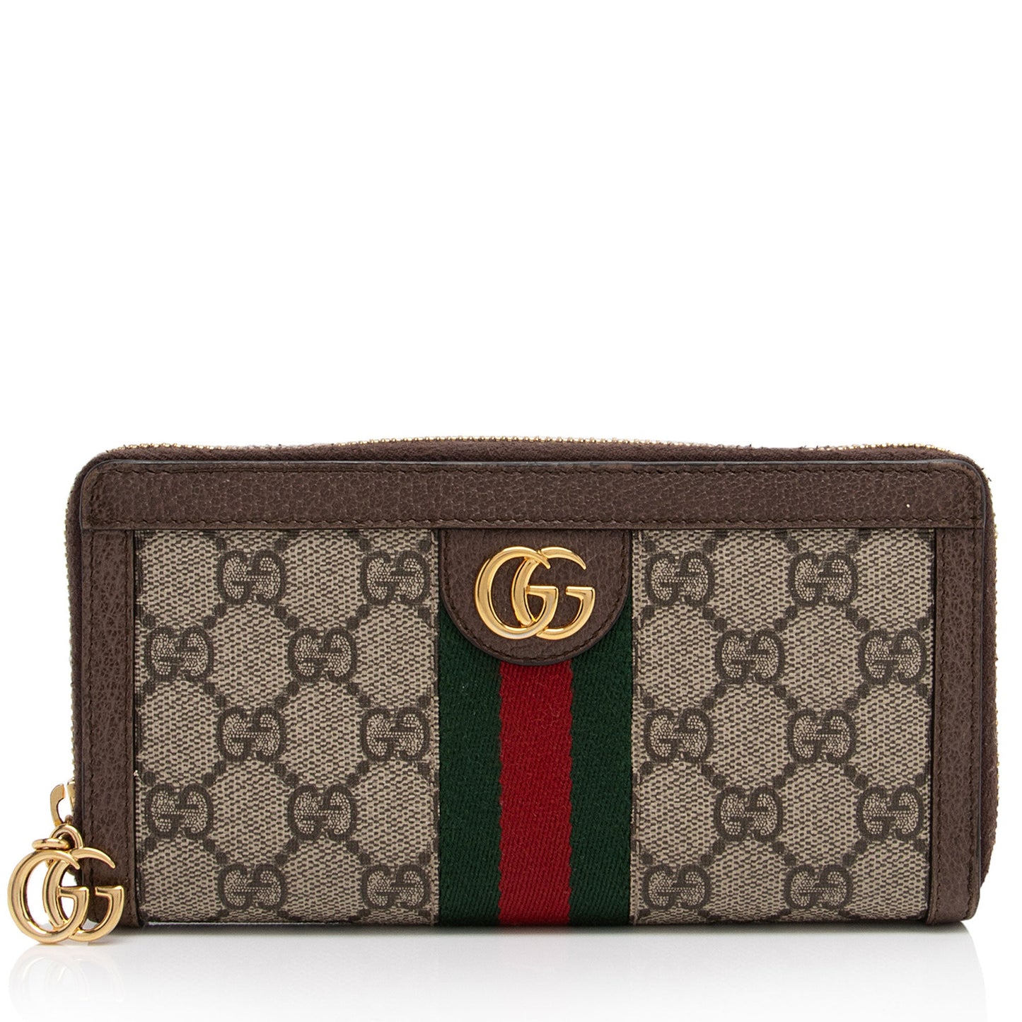 Gucci GG Supreme Ophidia Zip Around Wallet (SHF-8IpKgX)