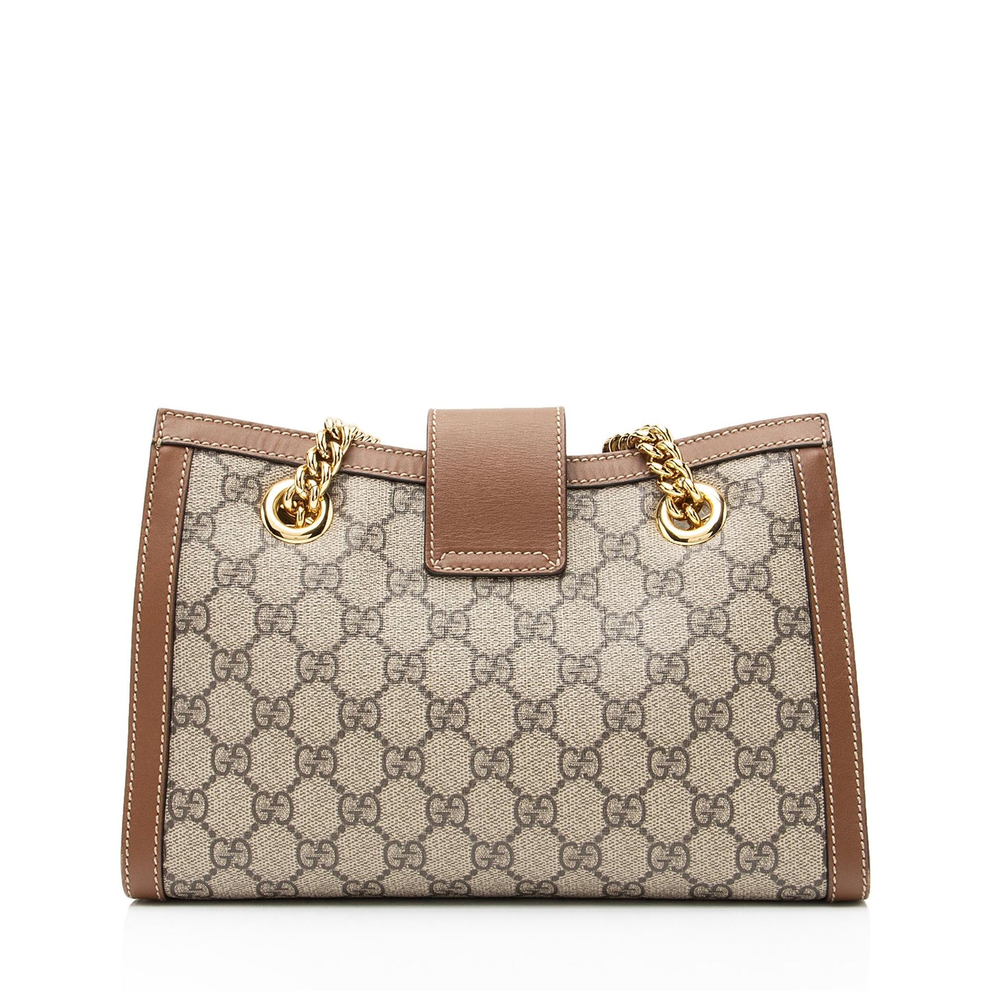 Gucci GG Supreme Padlock Chain Small Shoulder Bag (SHF-23018)