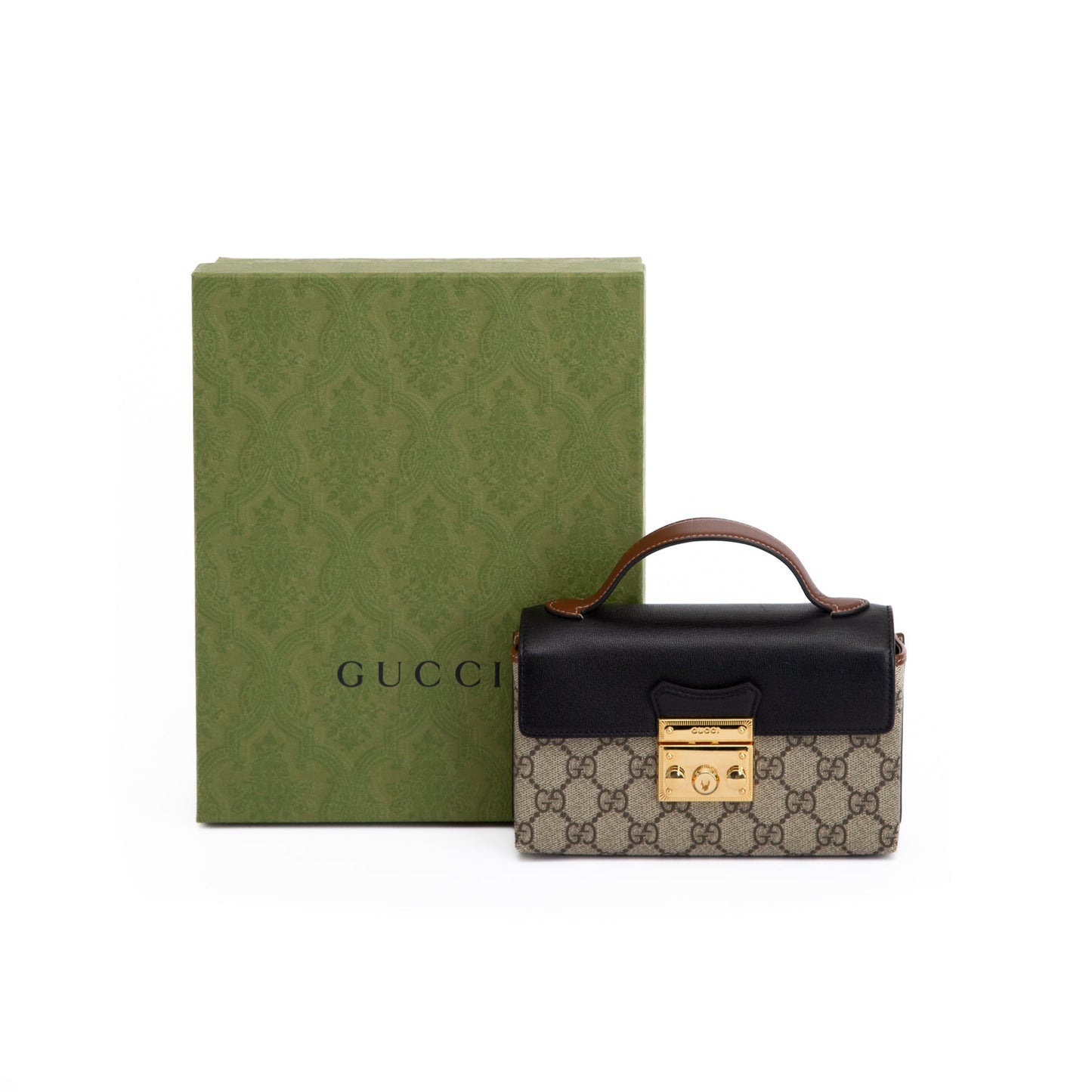 Gucci GG Supreme Padlock Mini Bag