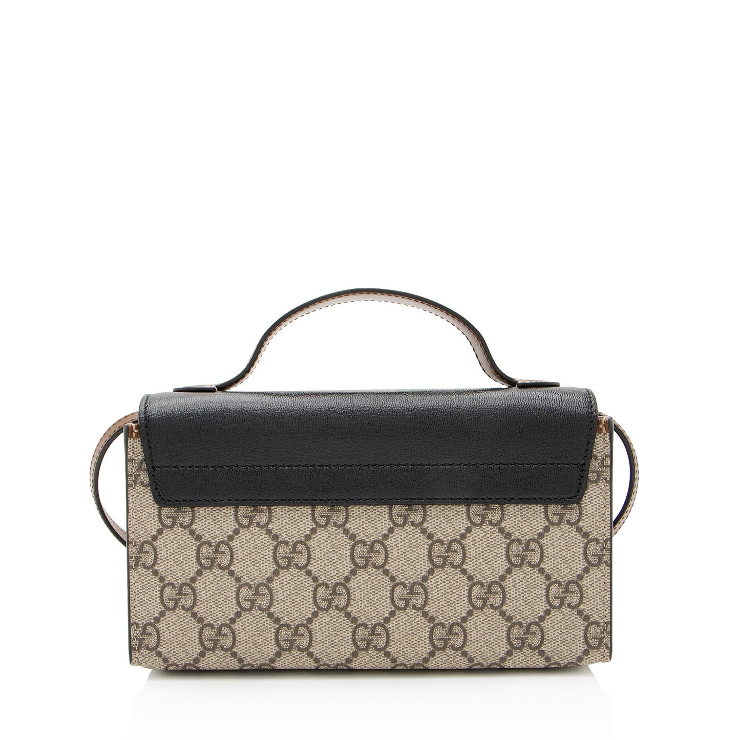 Gucci GG Supreme Padlock Mini Top Handle (SHF-FAO7fq)