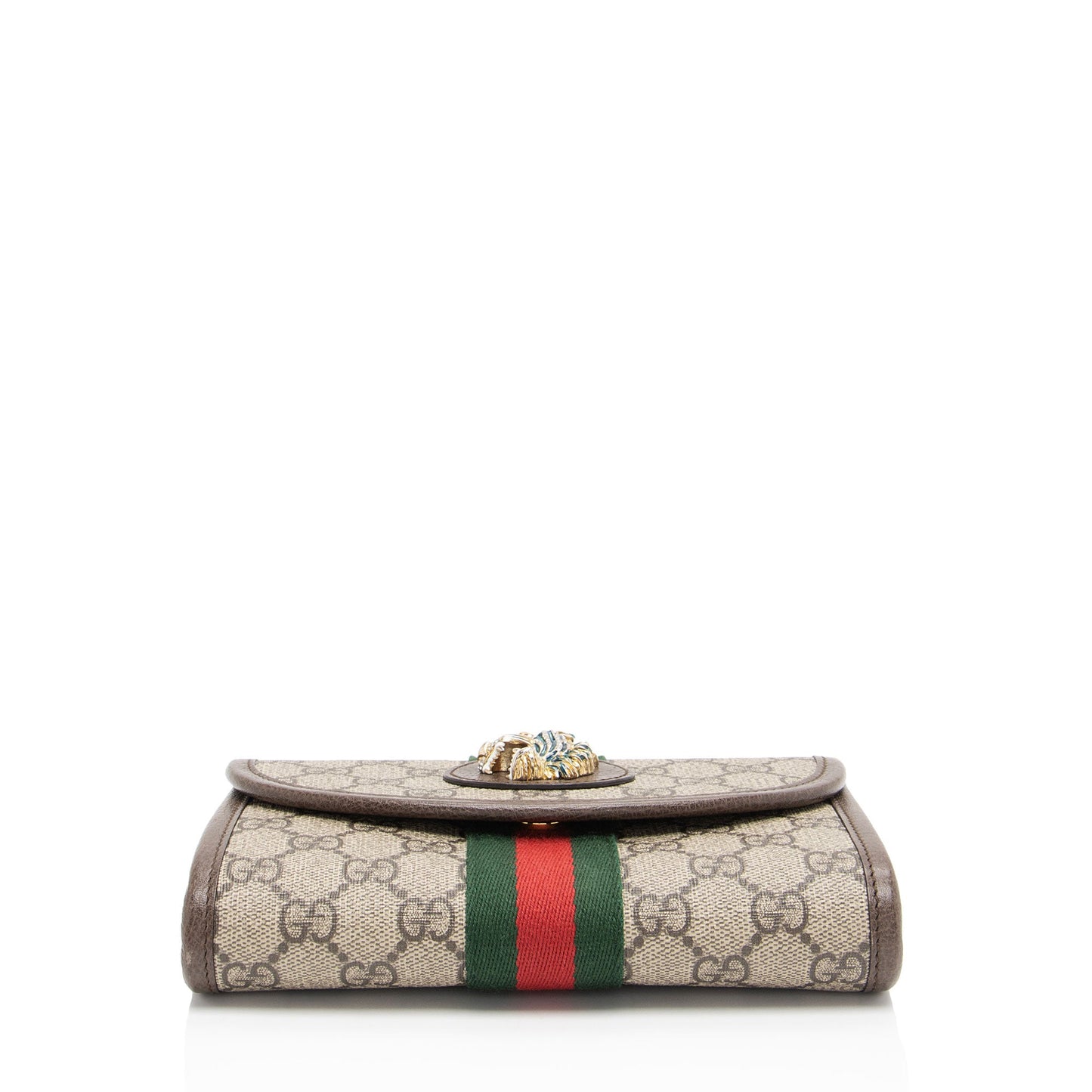 Gucci GG Supreme Rajah Slim Mini Flap Bag (SHF-mFDQig)