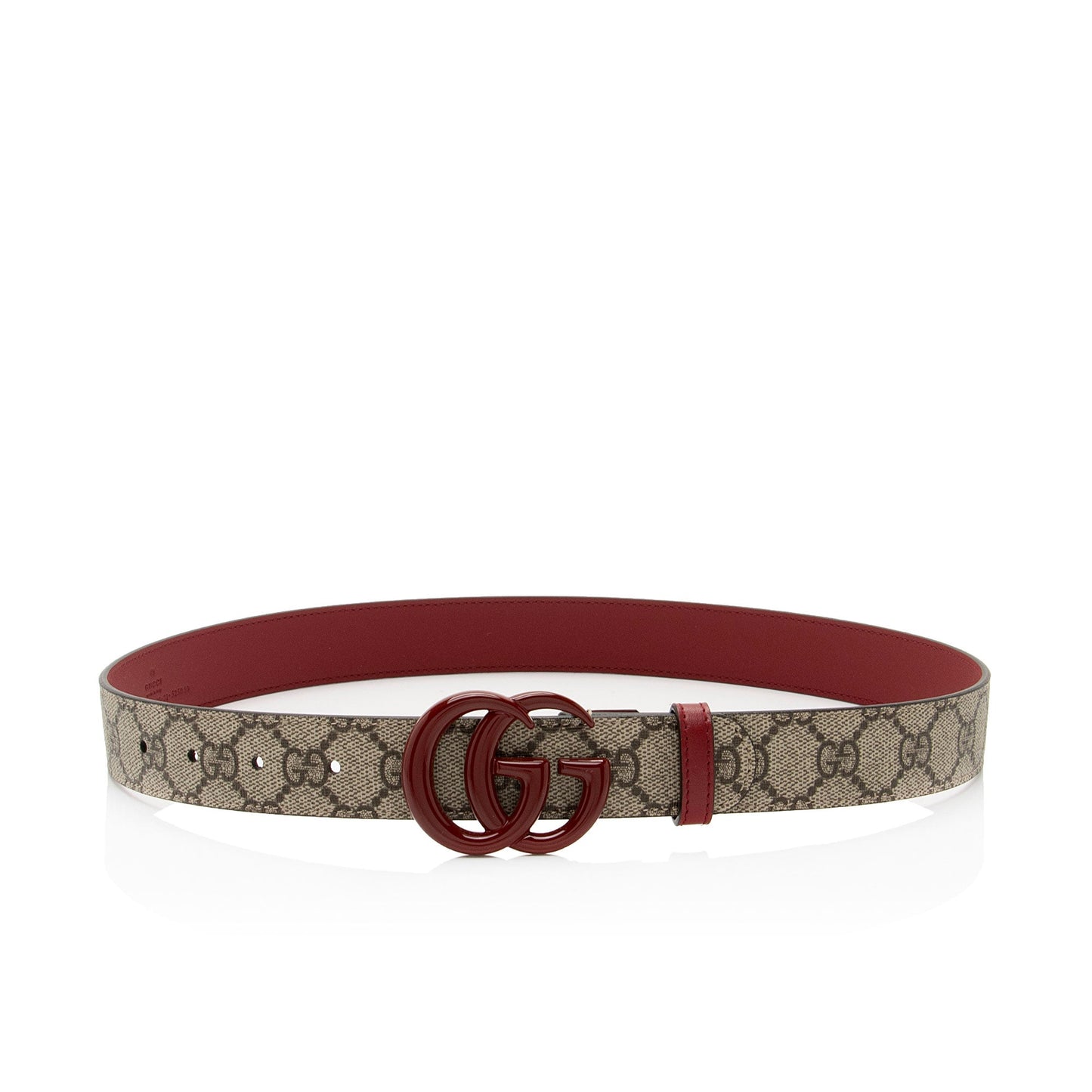 Gucci GG Supreme Slim Belt - Size 32 / 80 (SHF-pD0DBl)