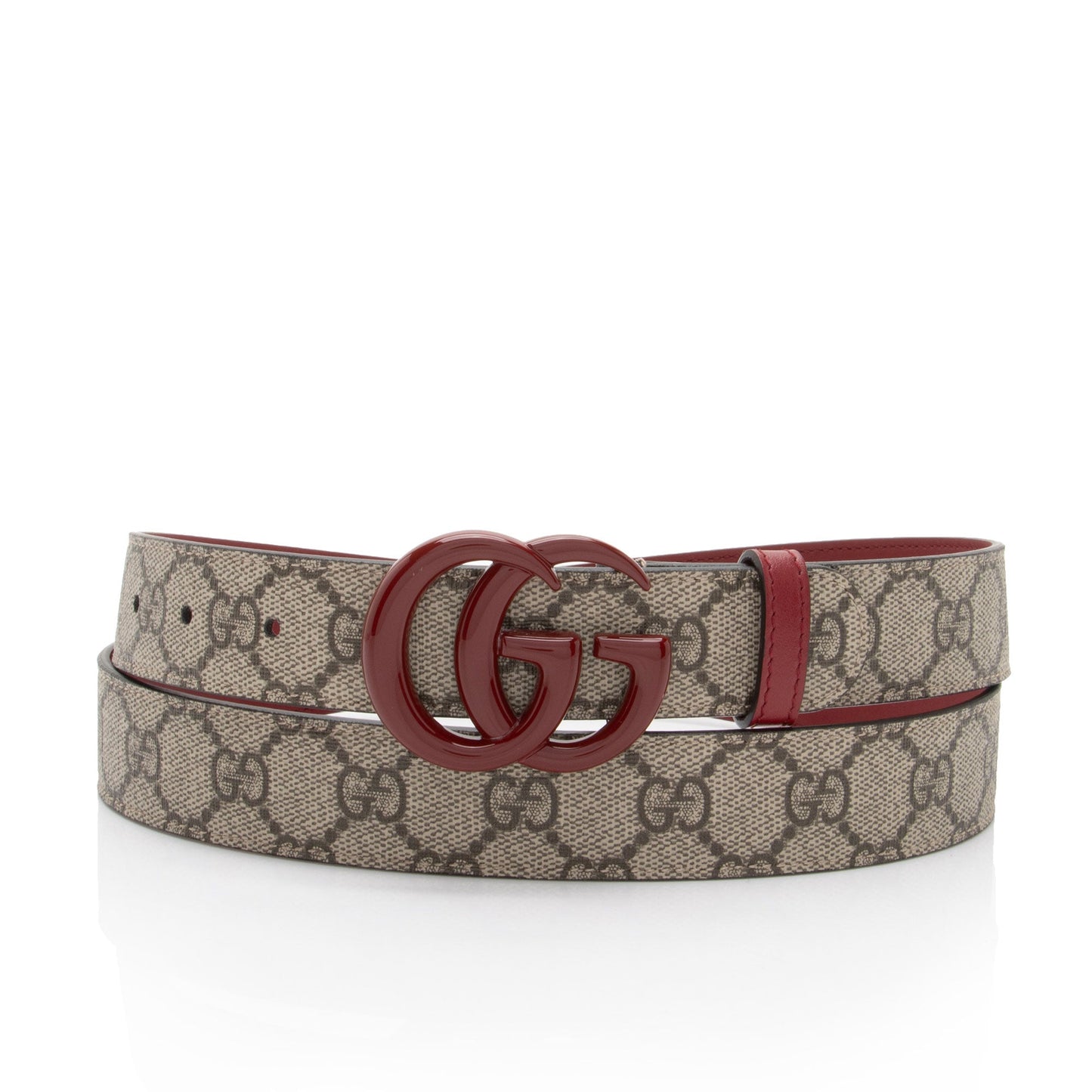 Gucci GG Supreme GG Marmont Slim Belt - Size 44 / 110 (SHF-CvMVZf)