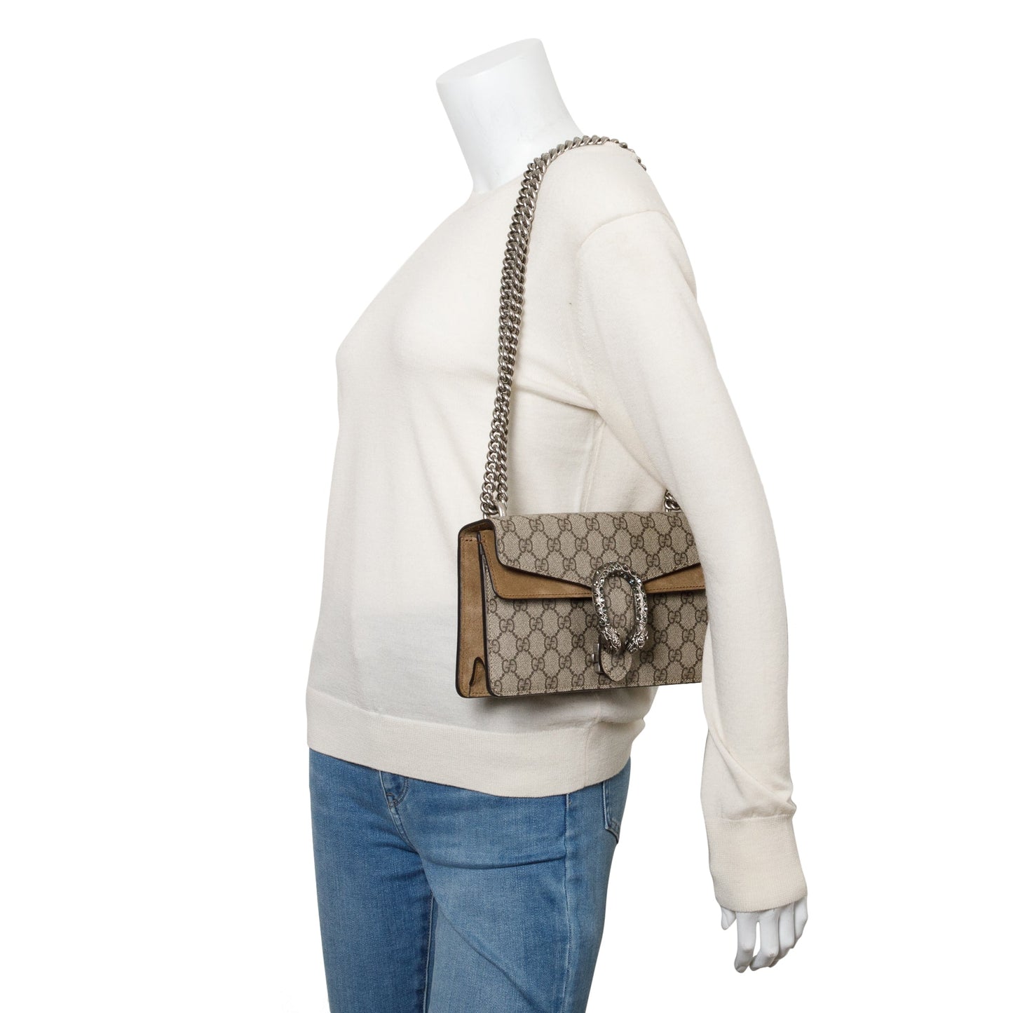 Gucci GG Supreme Small Dionysus Shoulder Bag