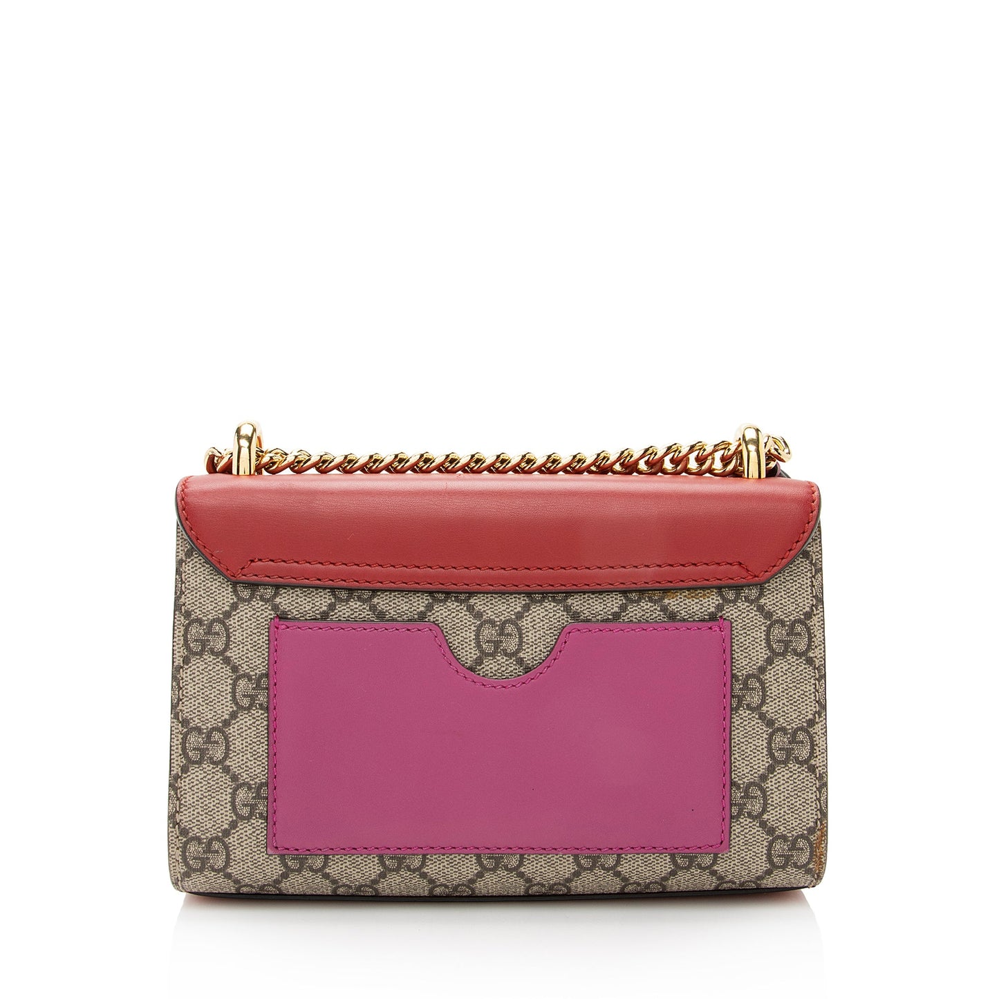 Gucci GG Supreme Small Padlock Shoulder Bag (SHF-22509)