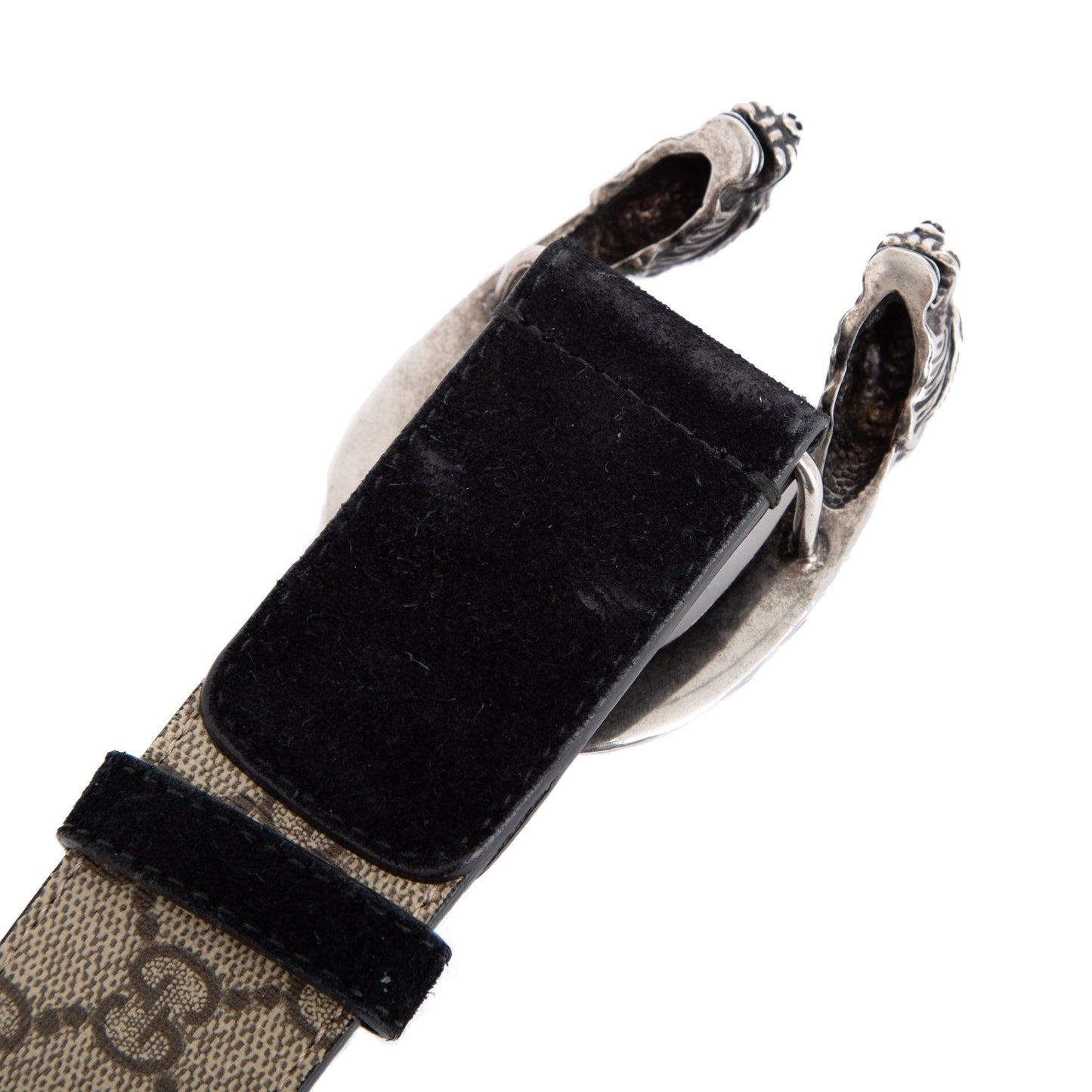 Gucci GG Supreme Suede Suede Dionysus Belt