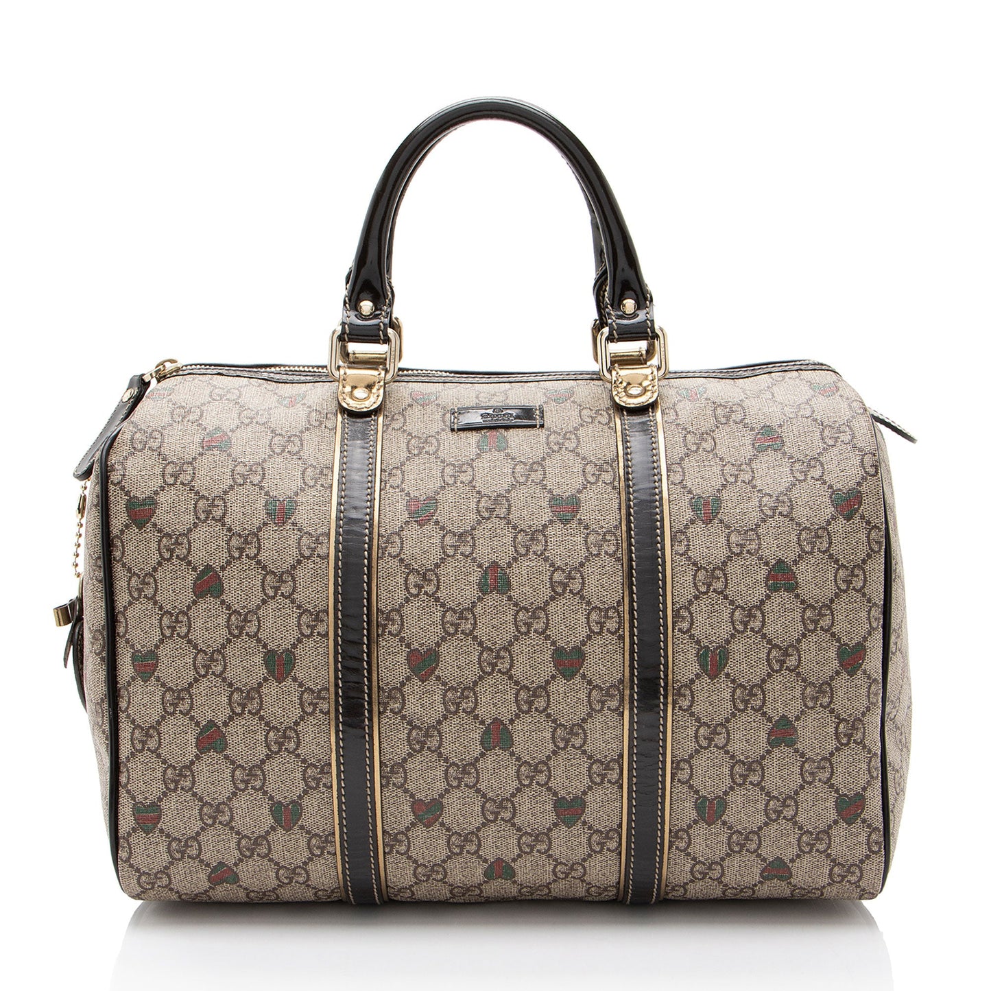 Gucci GG Supreme Tattoo Hearts Joy Boston Bag