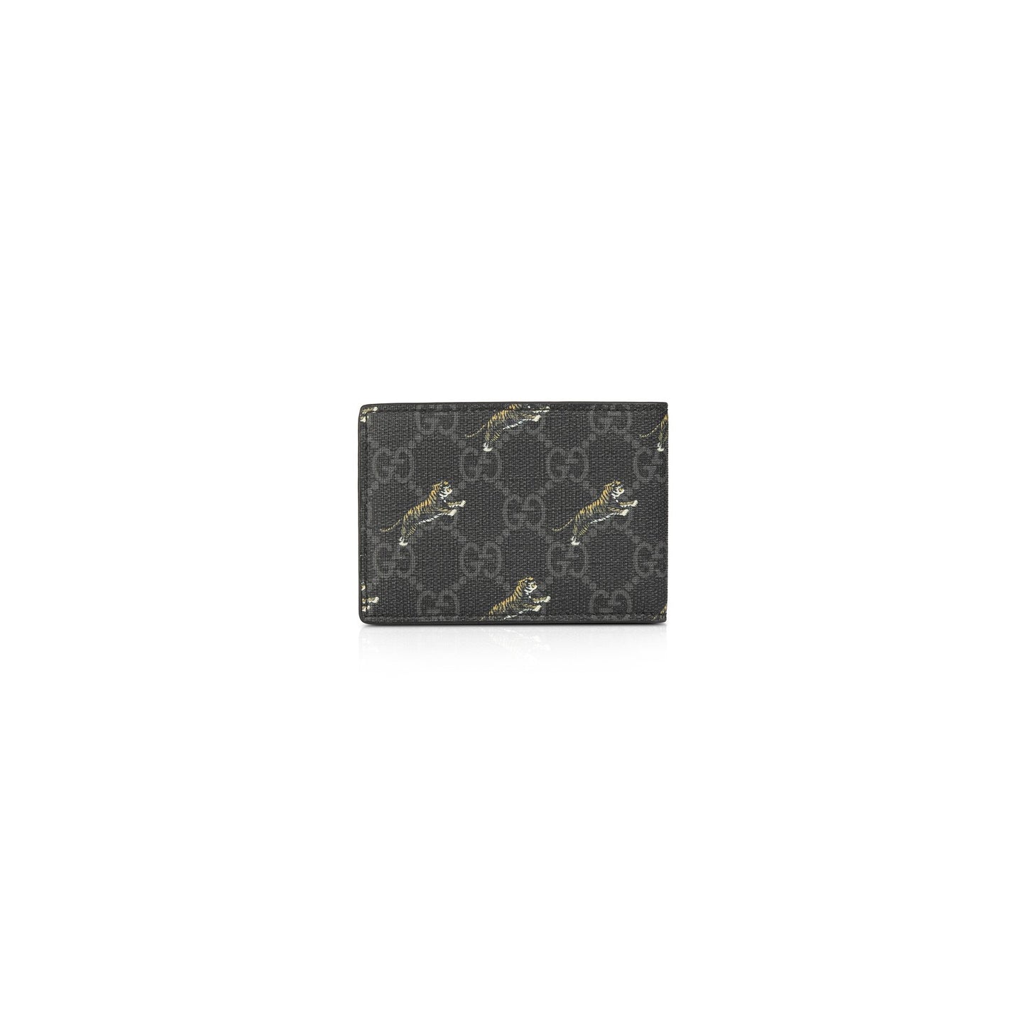 Gucci GG Supreme Tiger Print Small Bifold Wallet