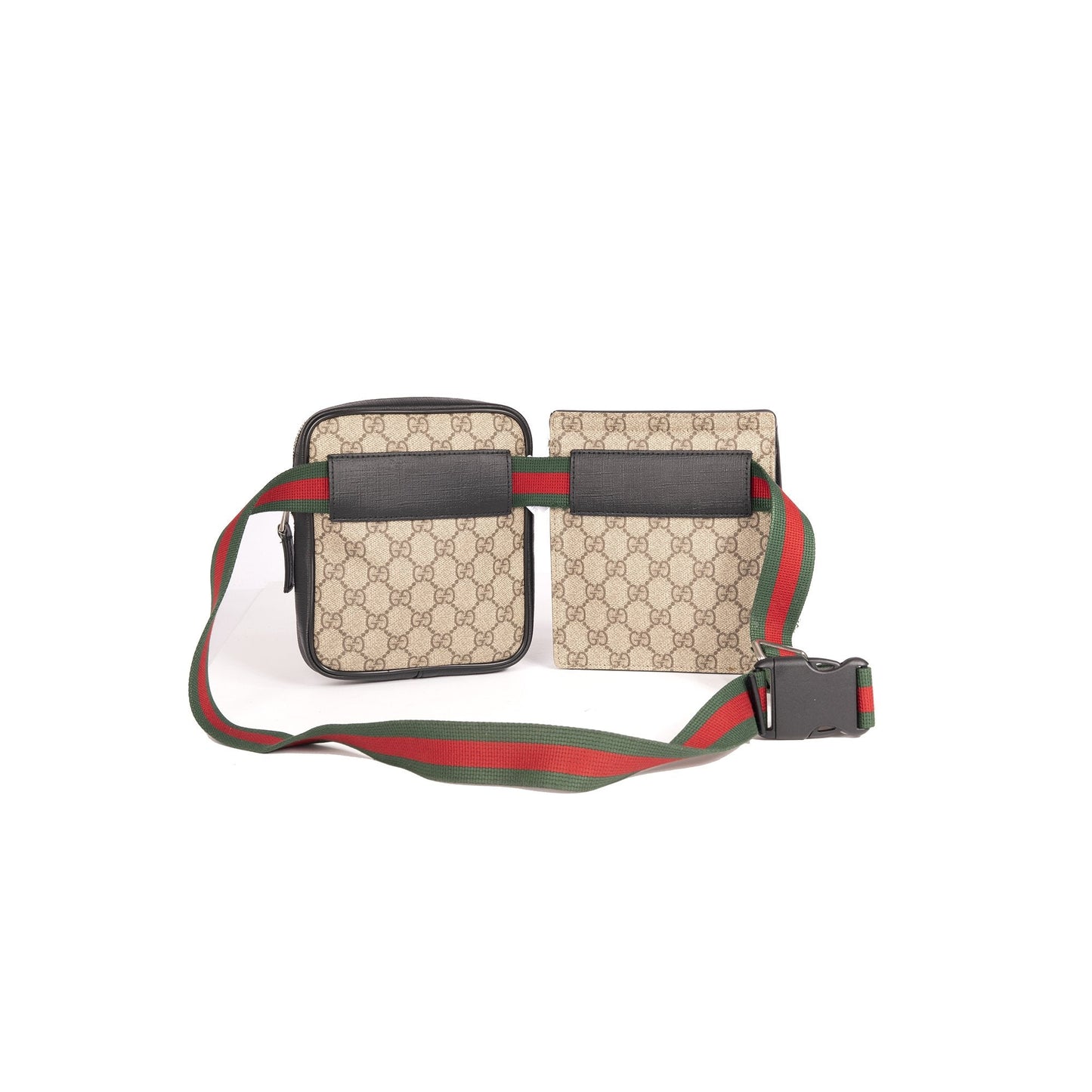 Gucci GG Supreme Web Double Belt Bag