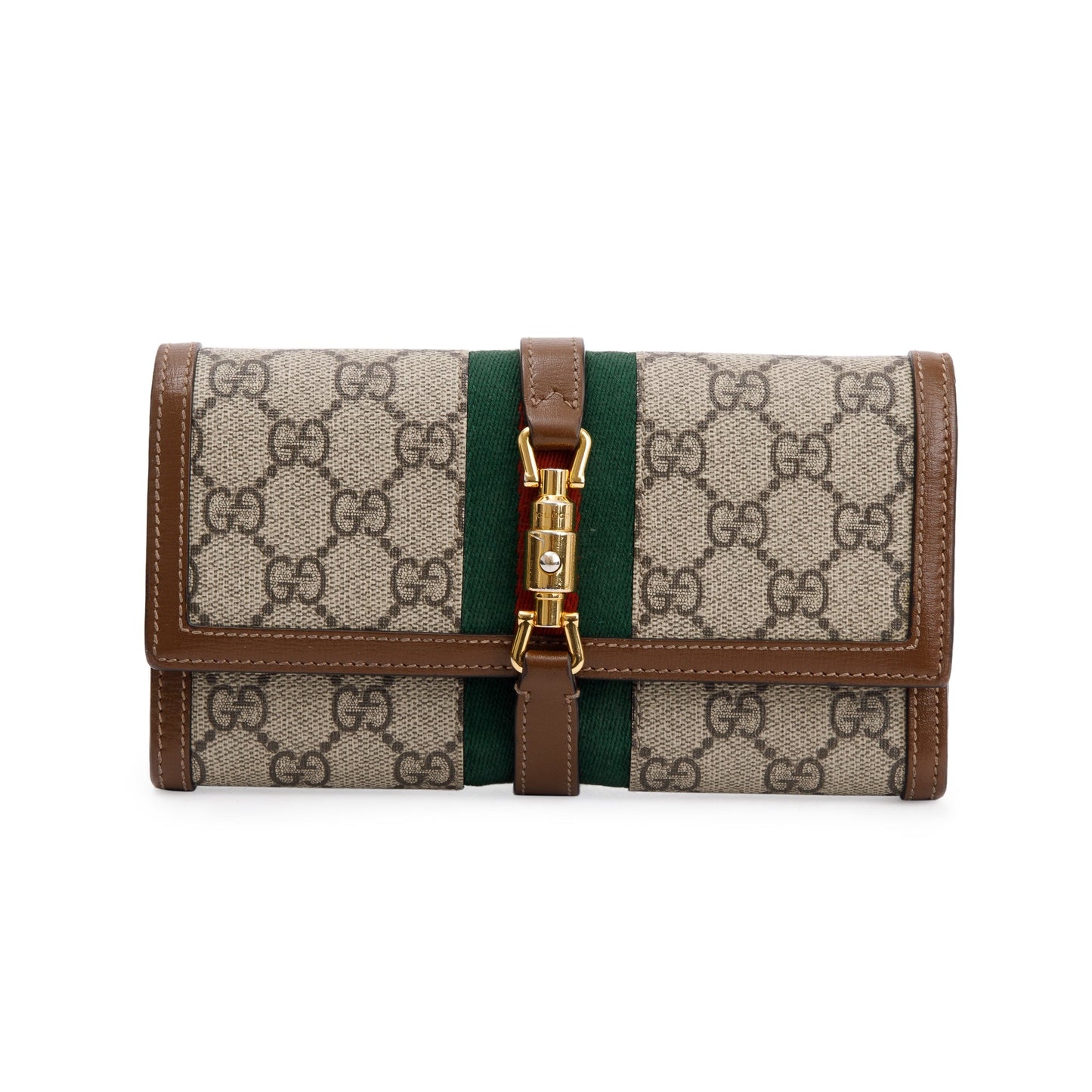 Gucci GG Supreme Web Jackie 1961 Wallet on Chain
