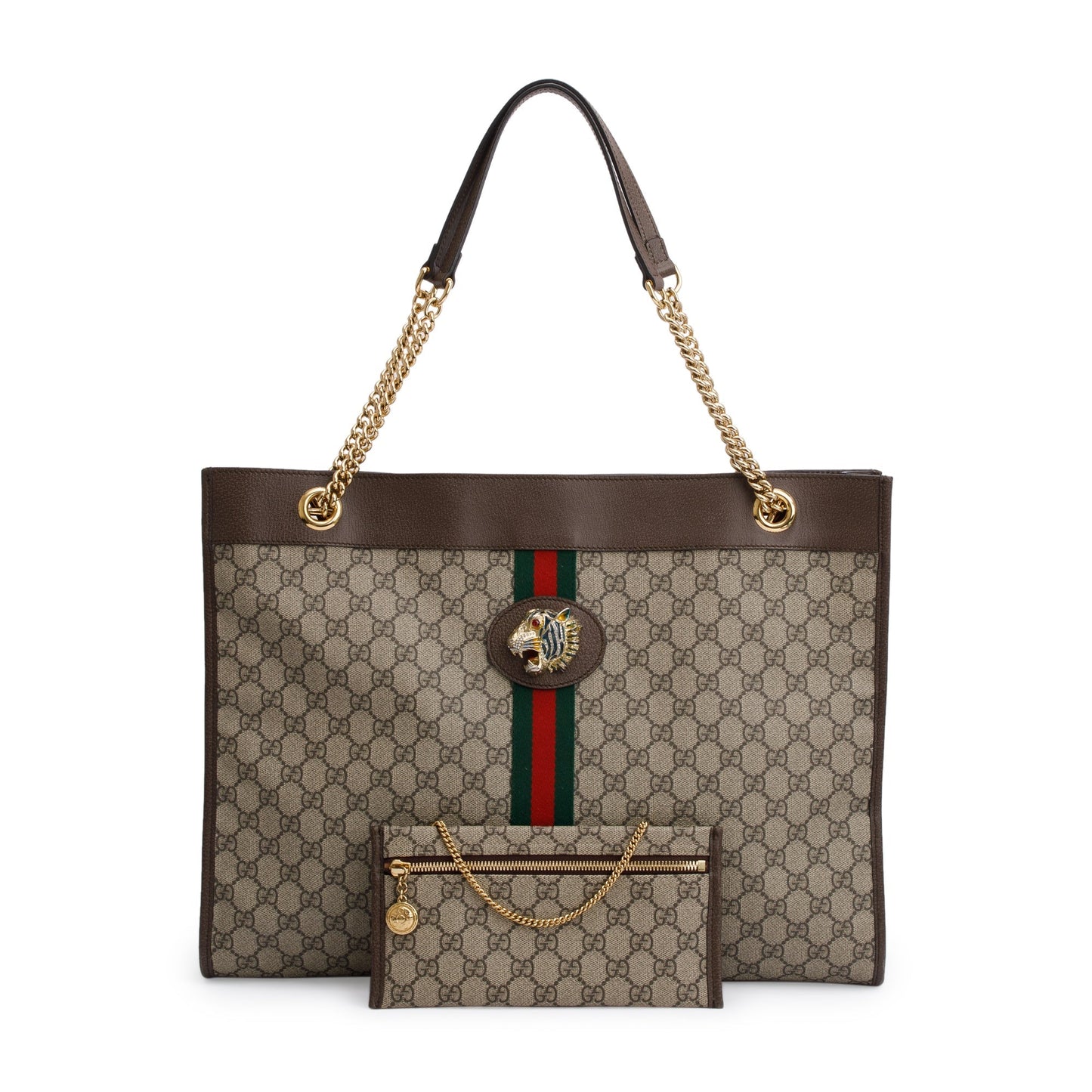 Gucci GG Supreme Web Large Rajah Tote