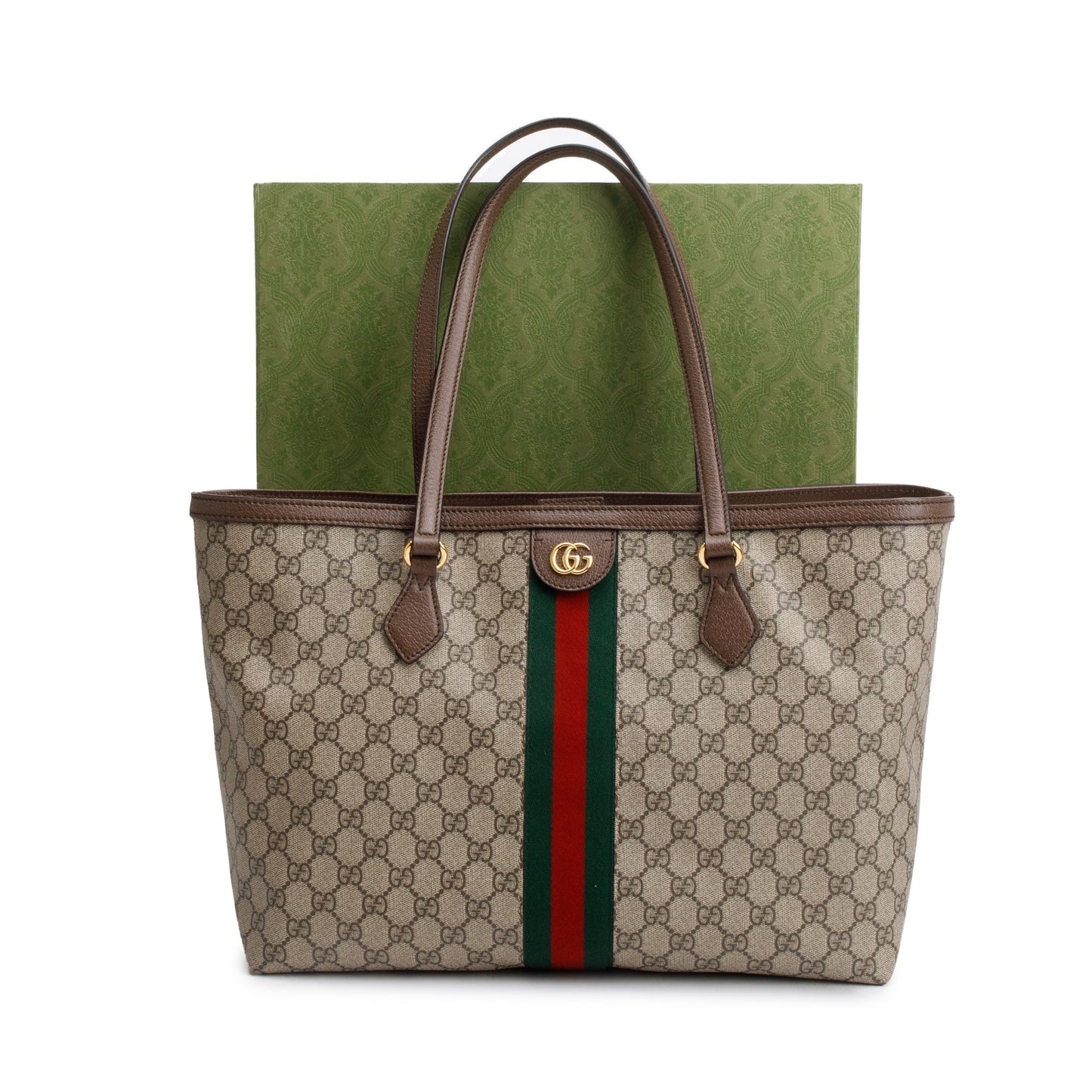 Gucci GG Supreme Web Ophidia GG Medium Tote