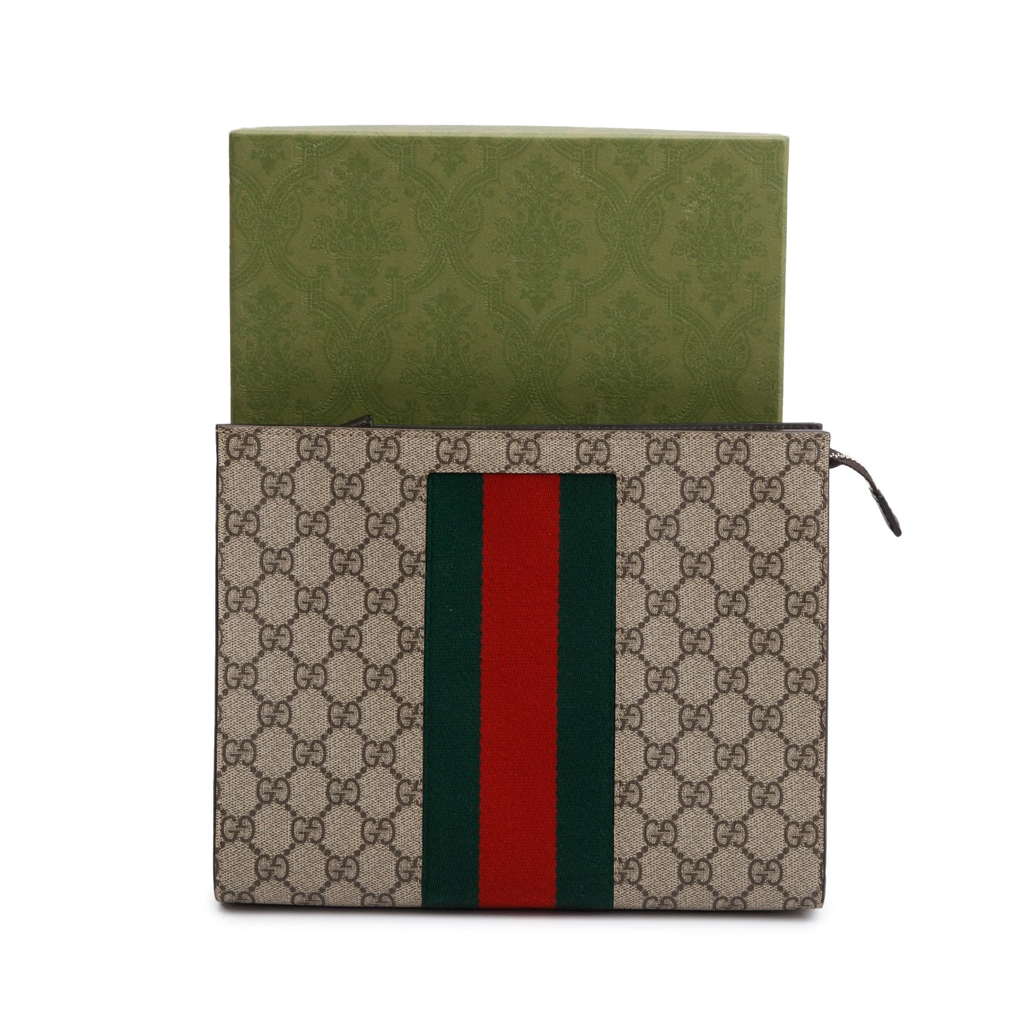 Gucci GG Supreme Web Pouch