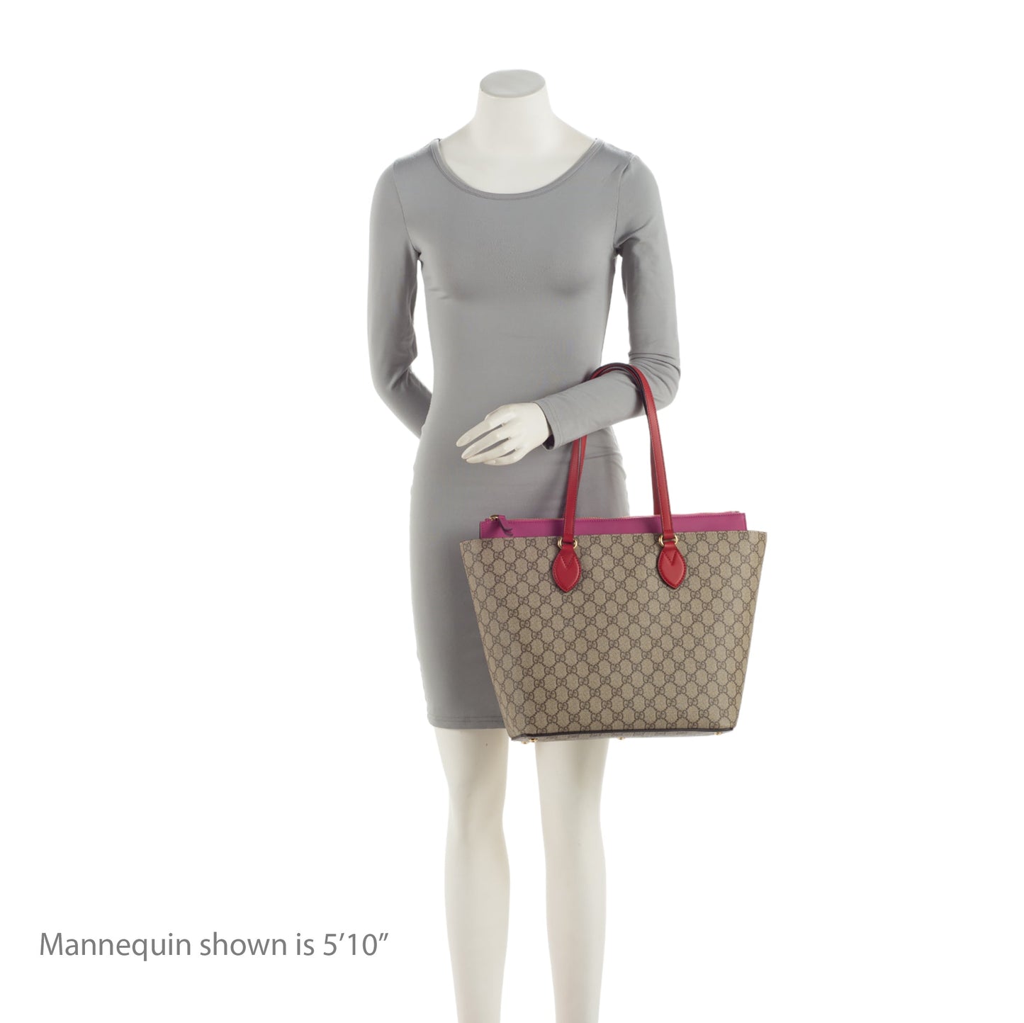 Gucci GG Supreme Zip Tote (SHF-4hpfA5)
