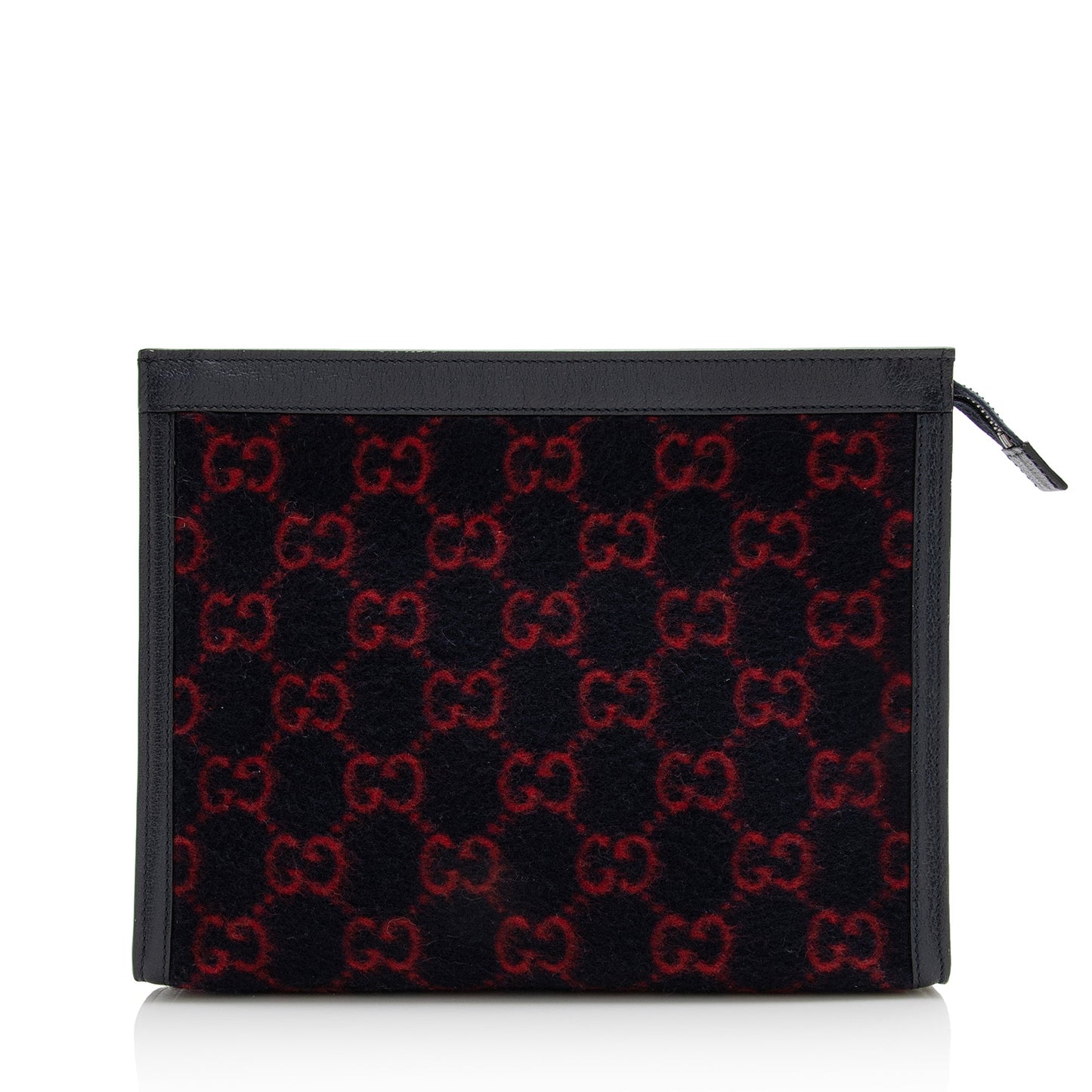 Gucci GG Wool Zip Pouch (SHF-22717)