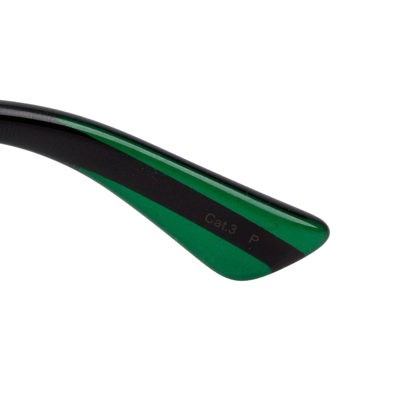 Gucci GG0001S Black Acetate Web Square Sunglasses