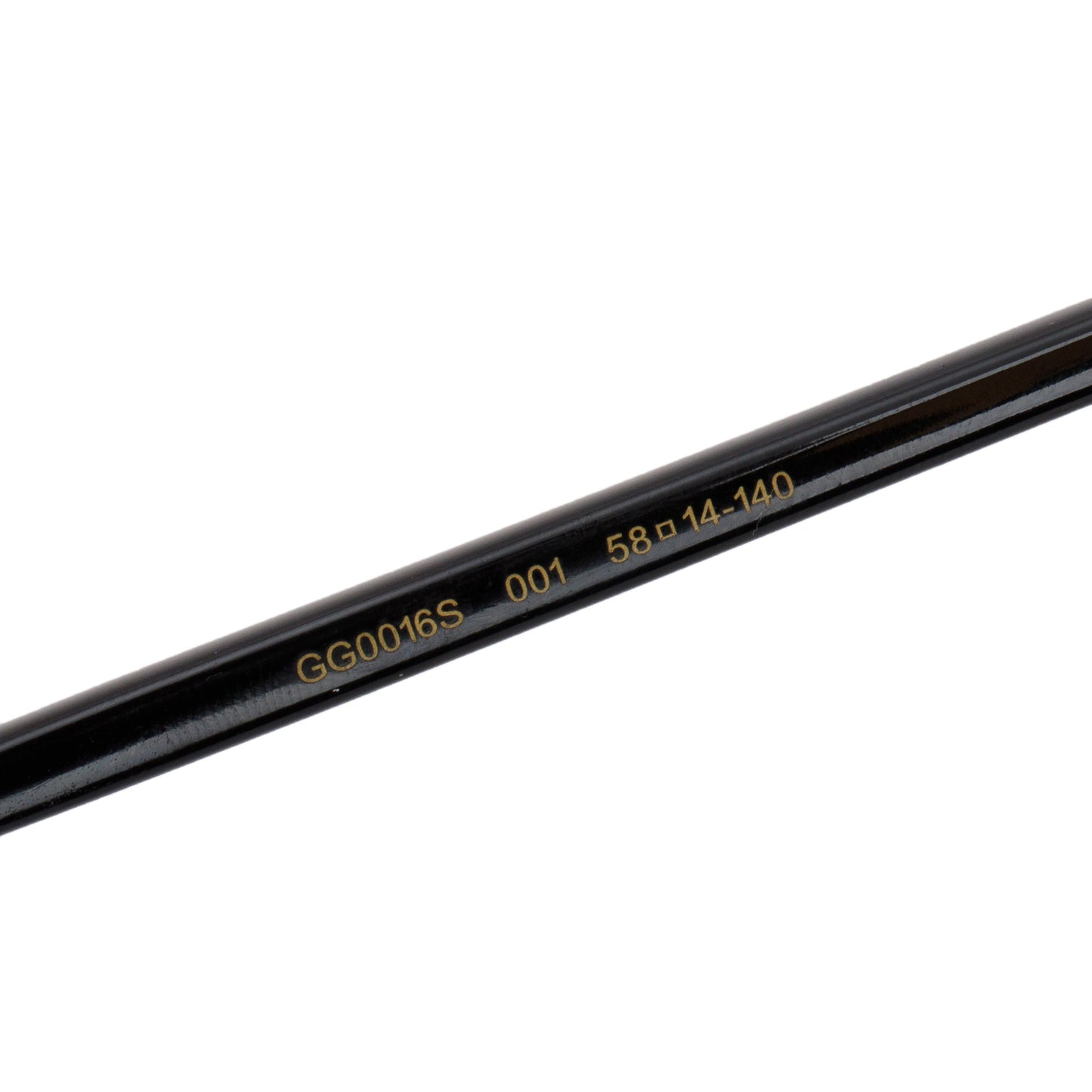 Gucci GG0016S Black Acetate Aviator Sunglasses