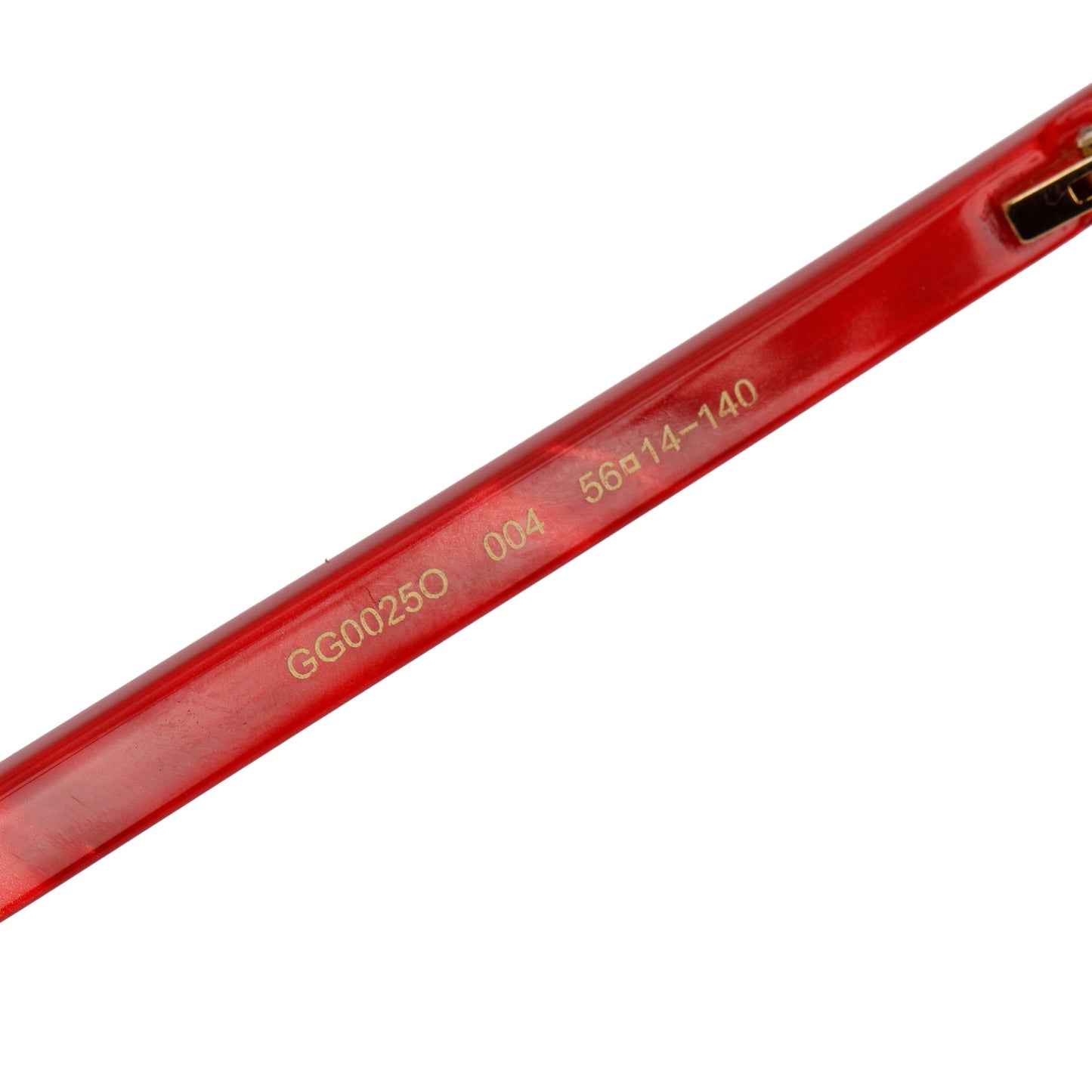 Gucci GG00250 Red Acetate Eyeglasses
