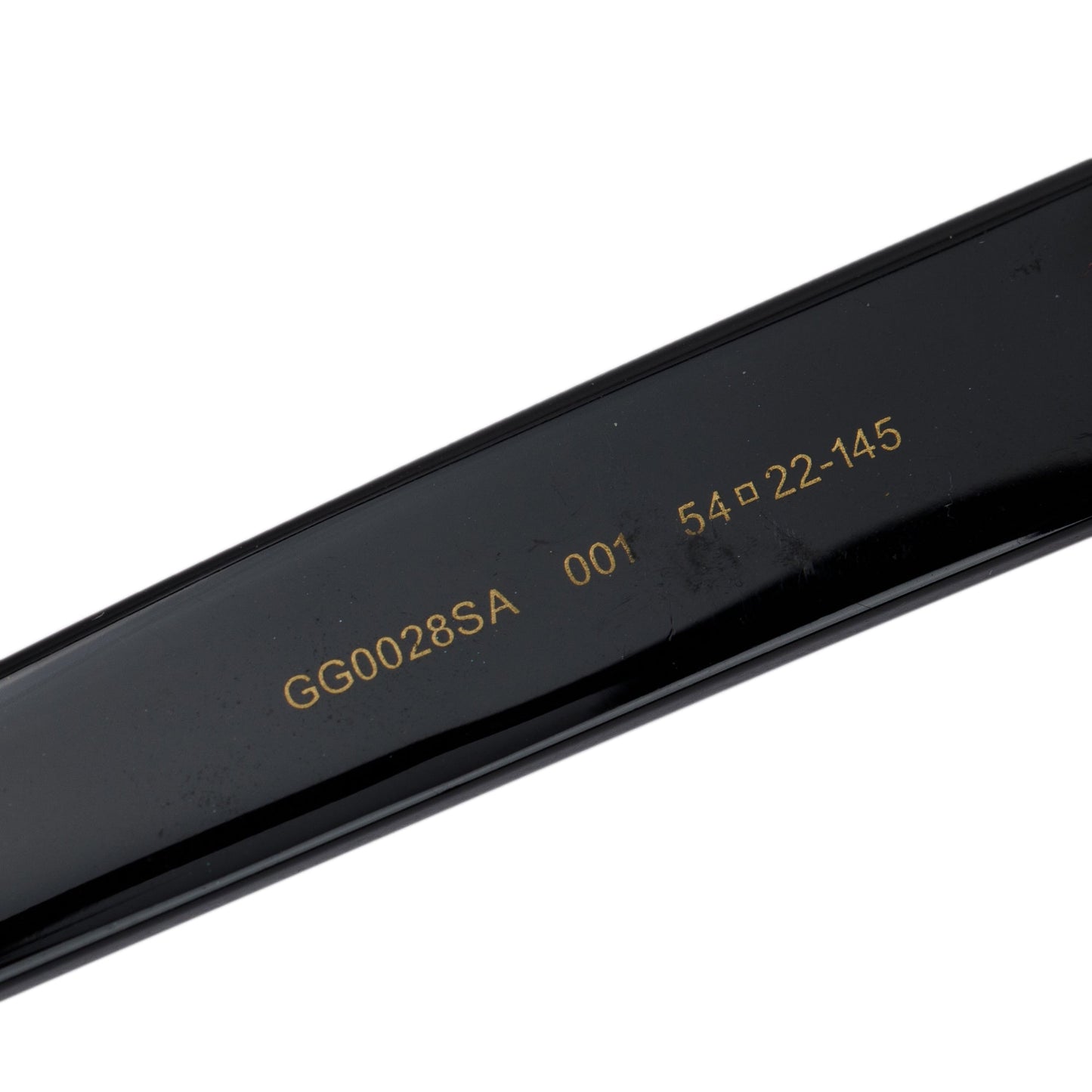 Gucci GG0028SA Black Acetate Round Sunglasses